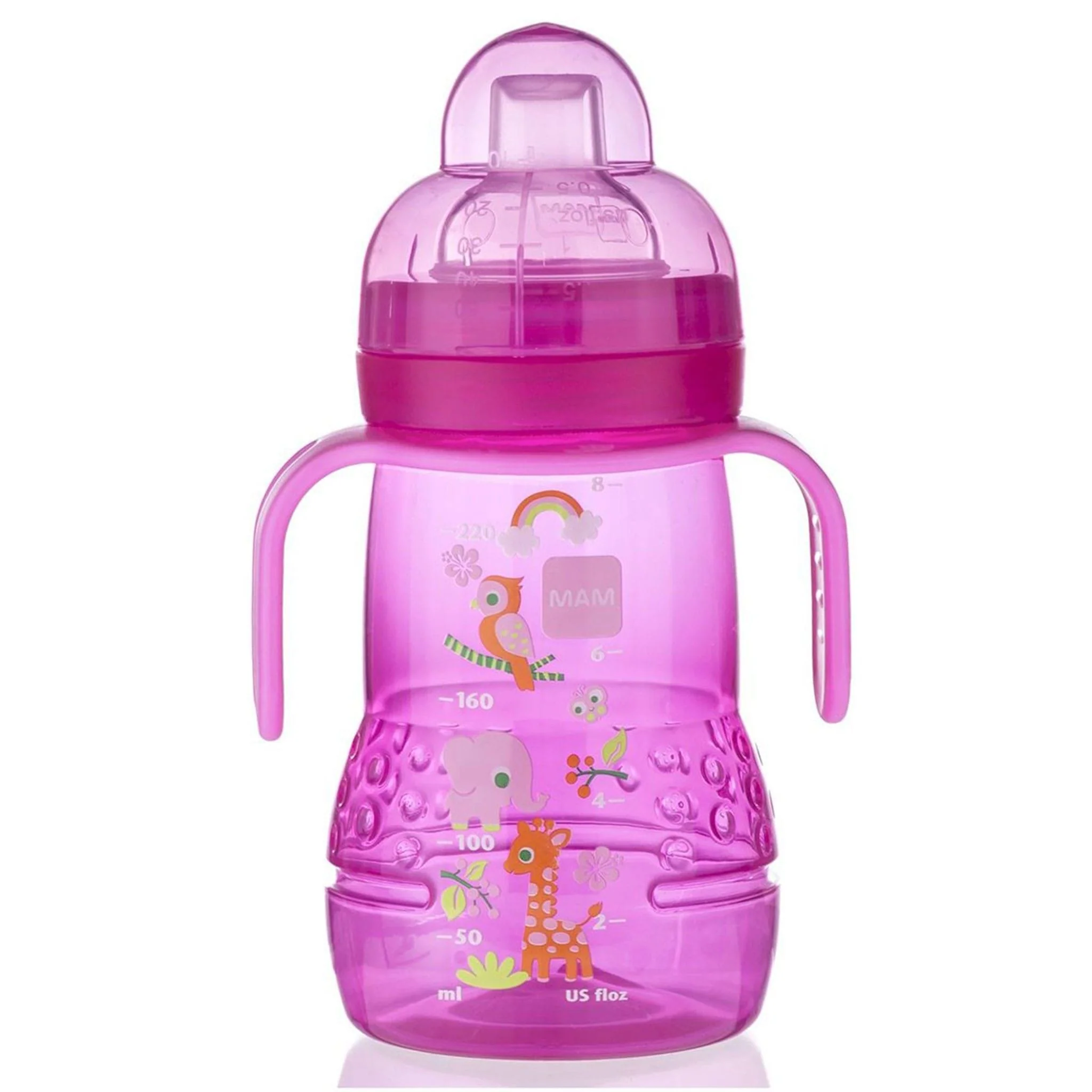 Tasse d'Apprentissage 8oz - Rose