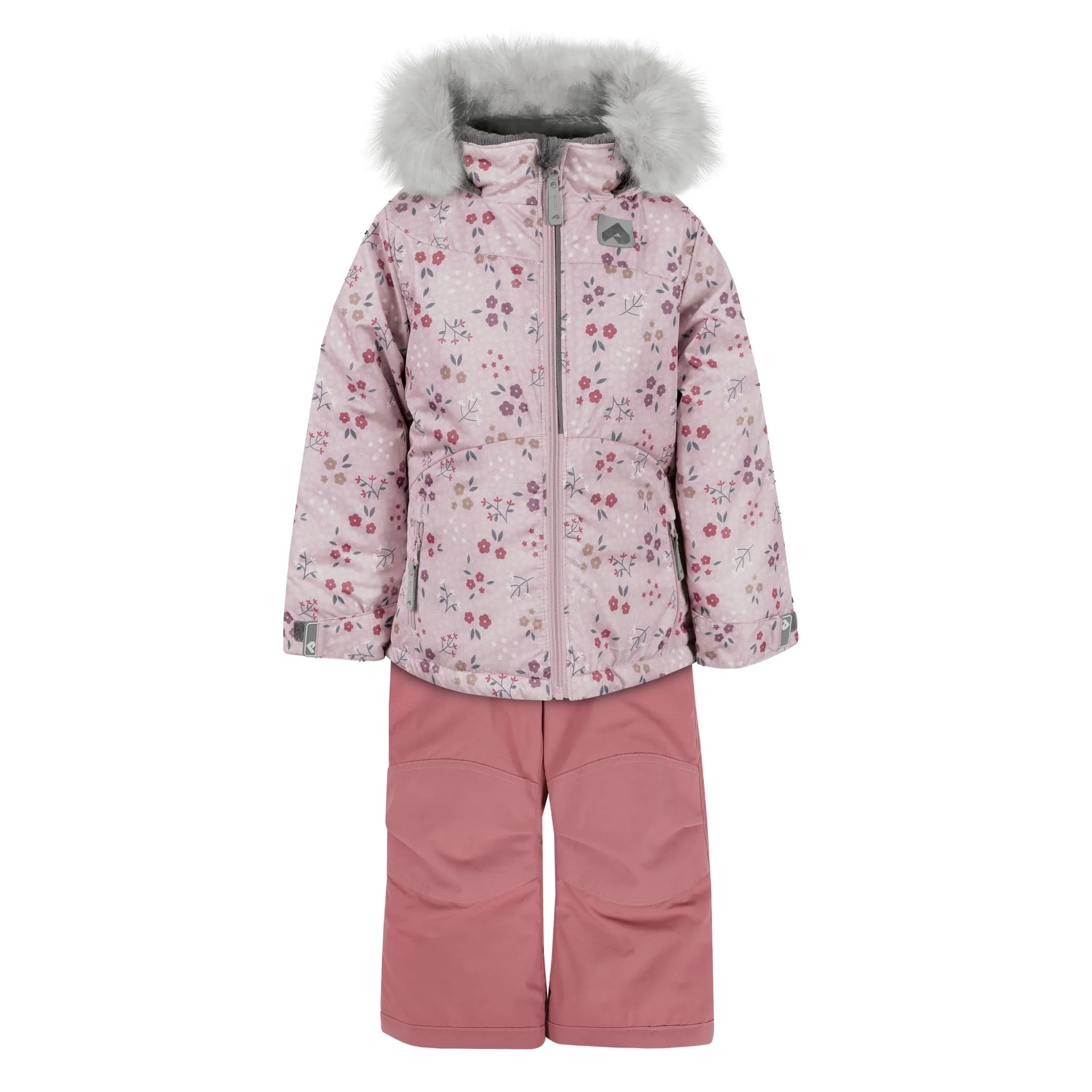 Habit de Neige Deux Pièces Fleurs 2-6ans - Image 3