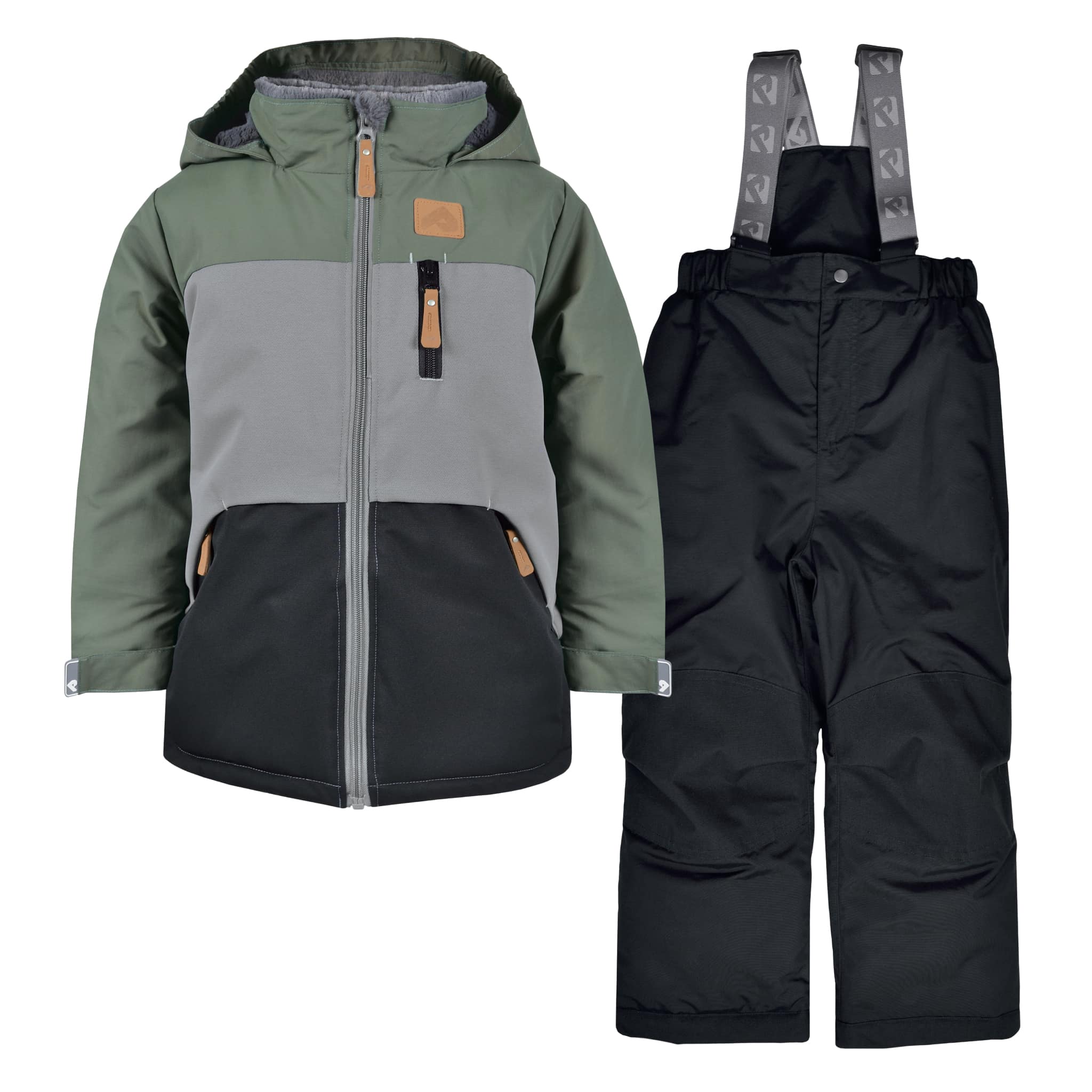 Habit de Neige Deux Pièces Colorblock 2-6ans