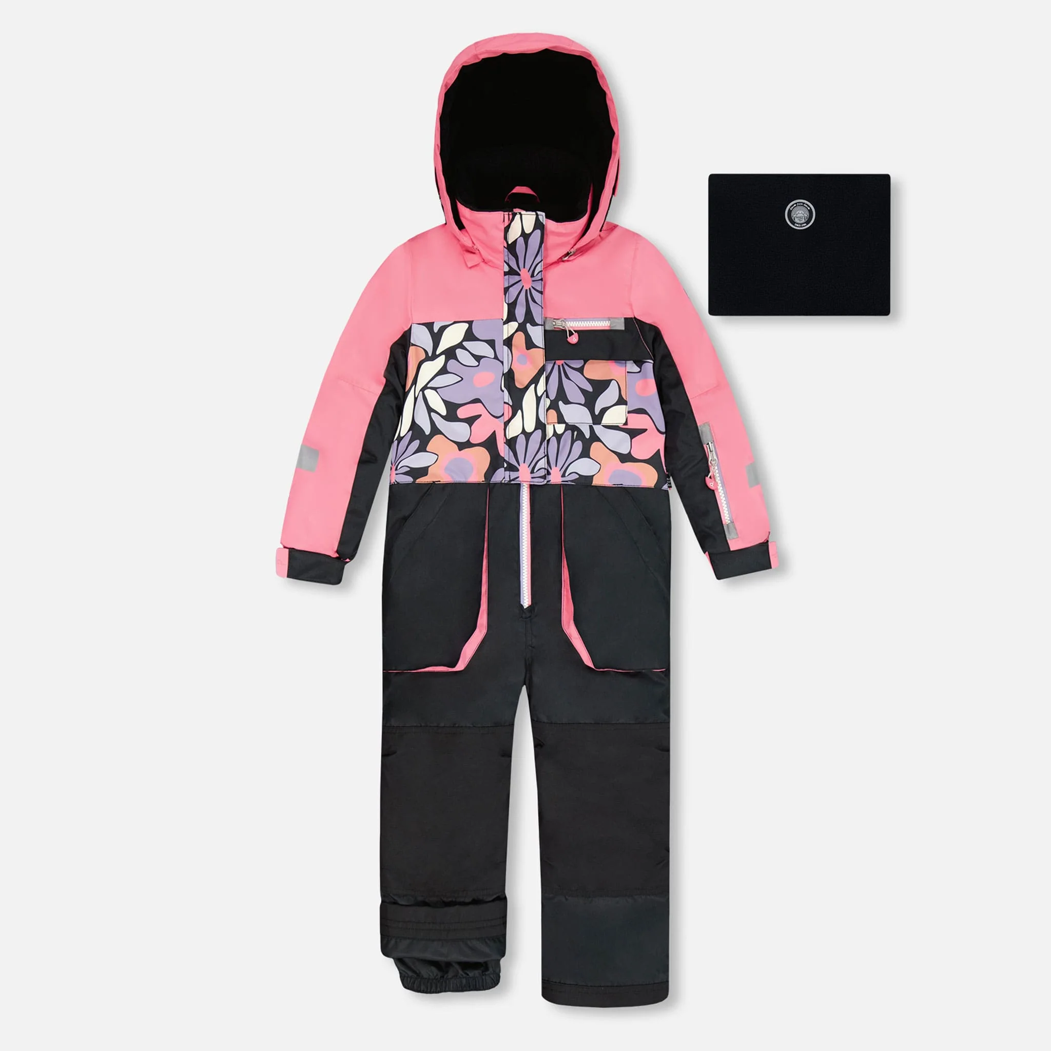 Habit de Neige Fleurs Retro 2-6ans
