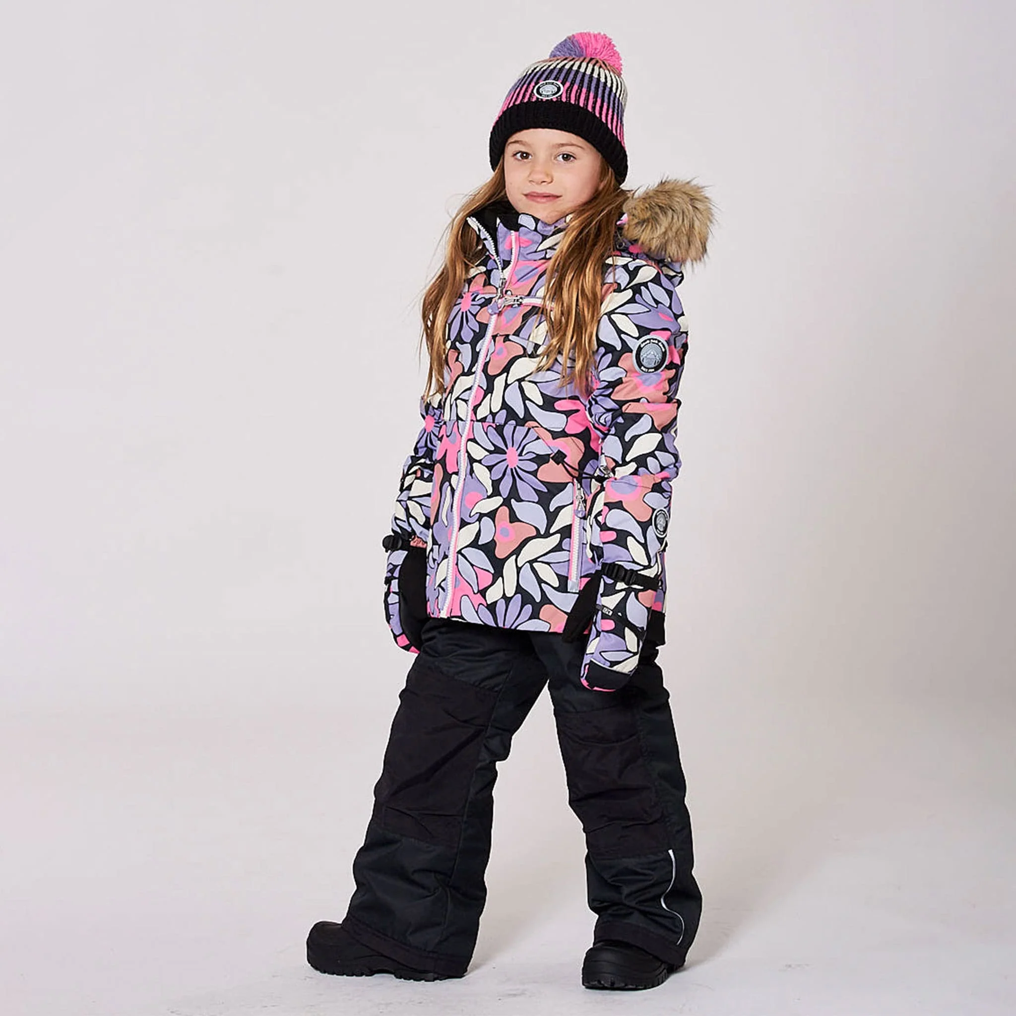 Habit de Neige Fleurs Retro 2-6ans - Image 2