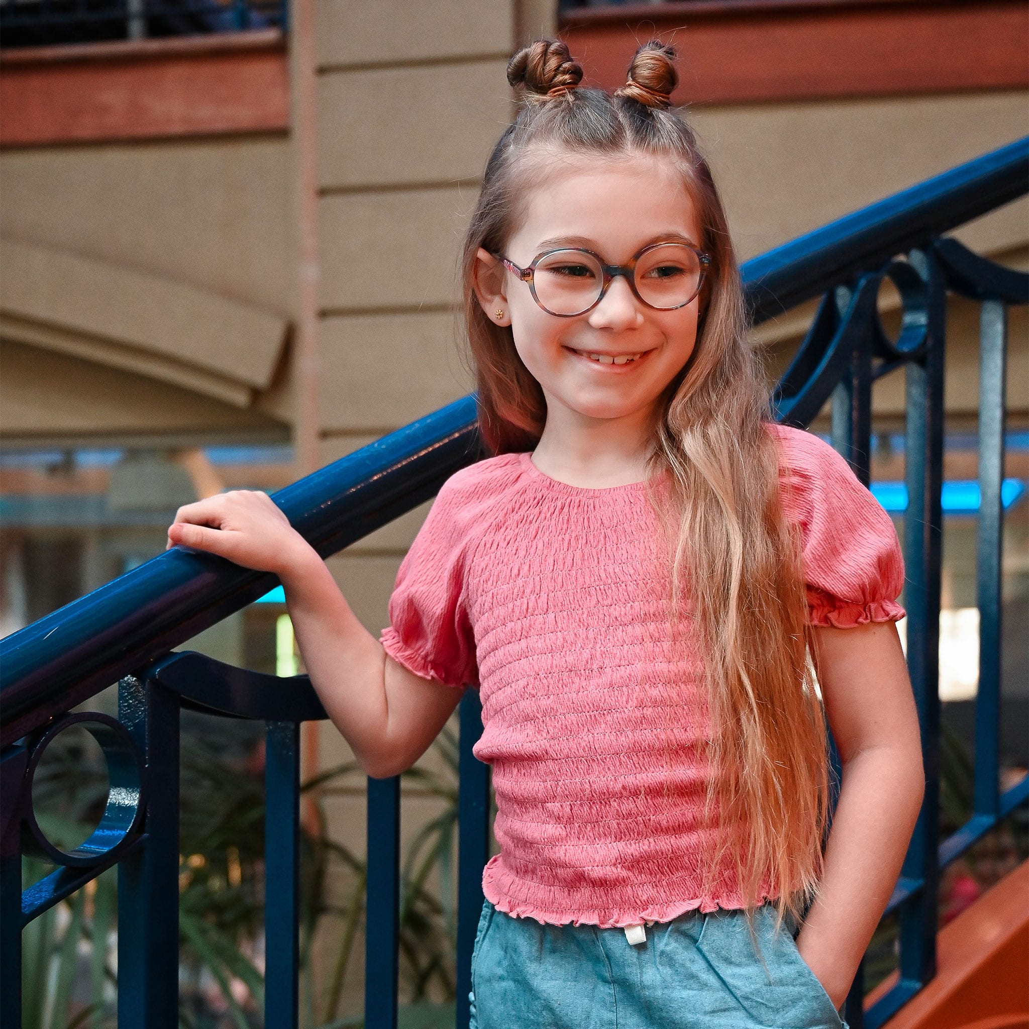 Haut Rose Cerises 7-14ans - Image 2