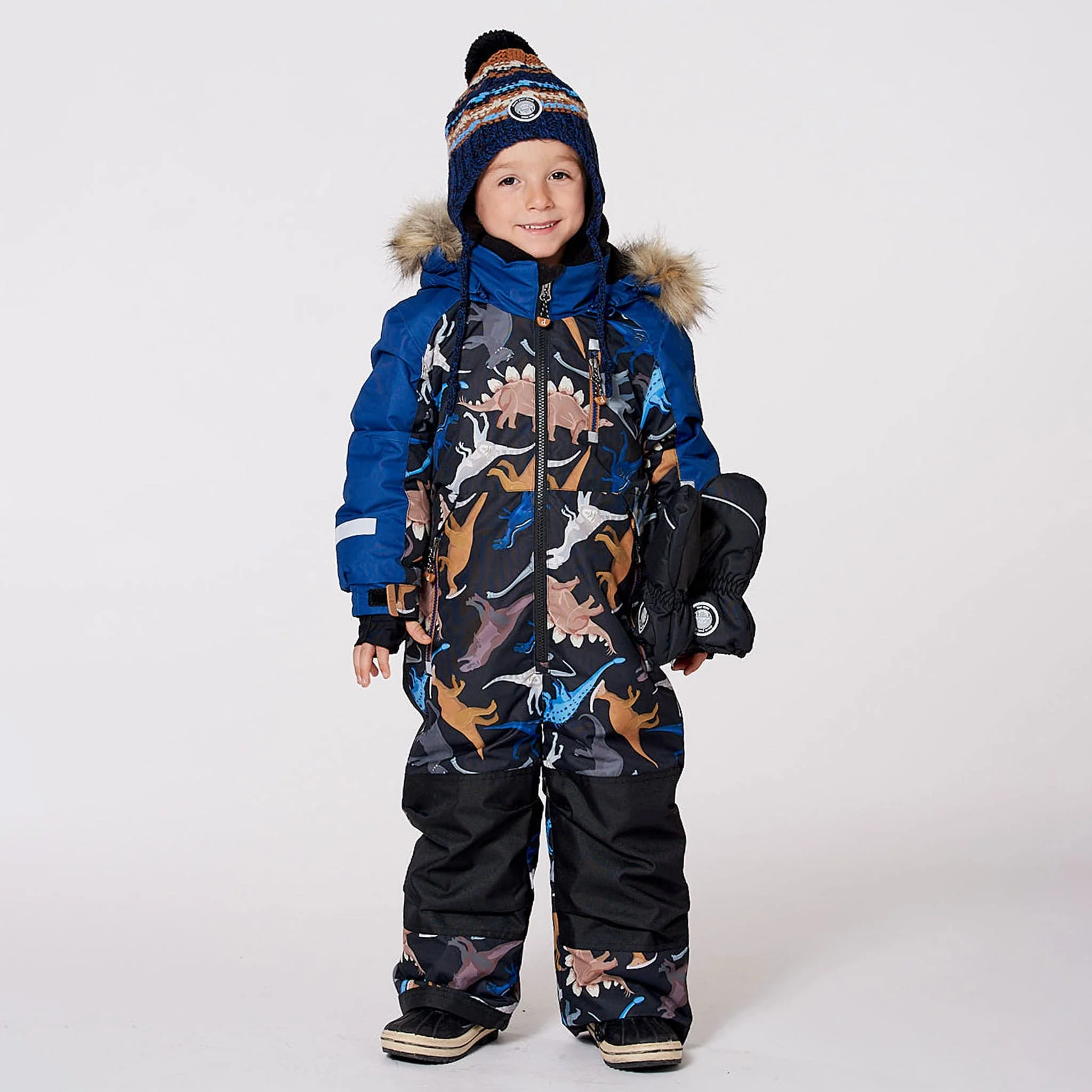 Habit de Neige Une Pièce Dinos 2-6ans - Image 2