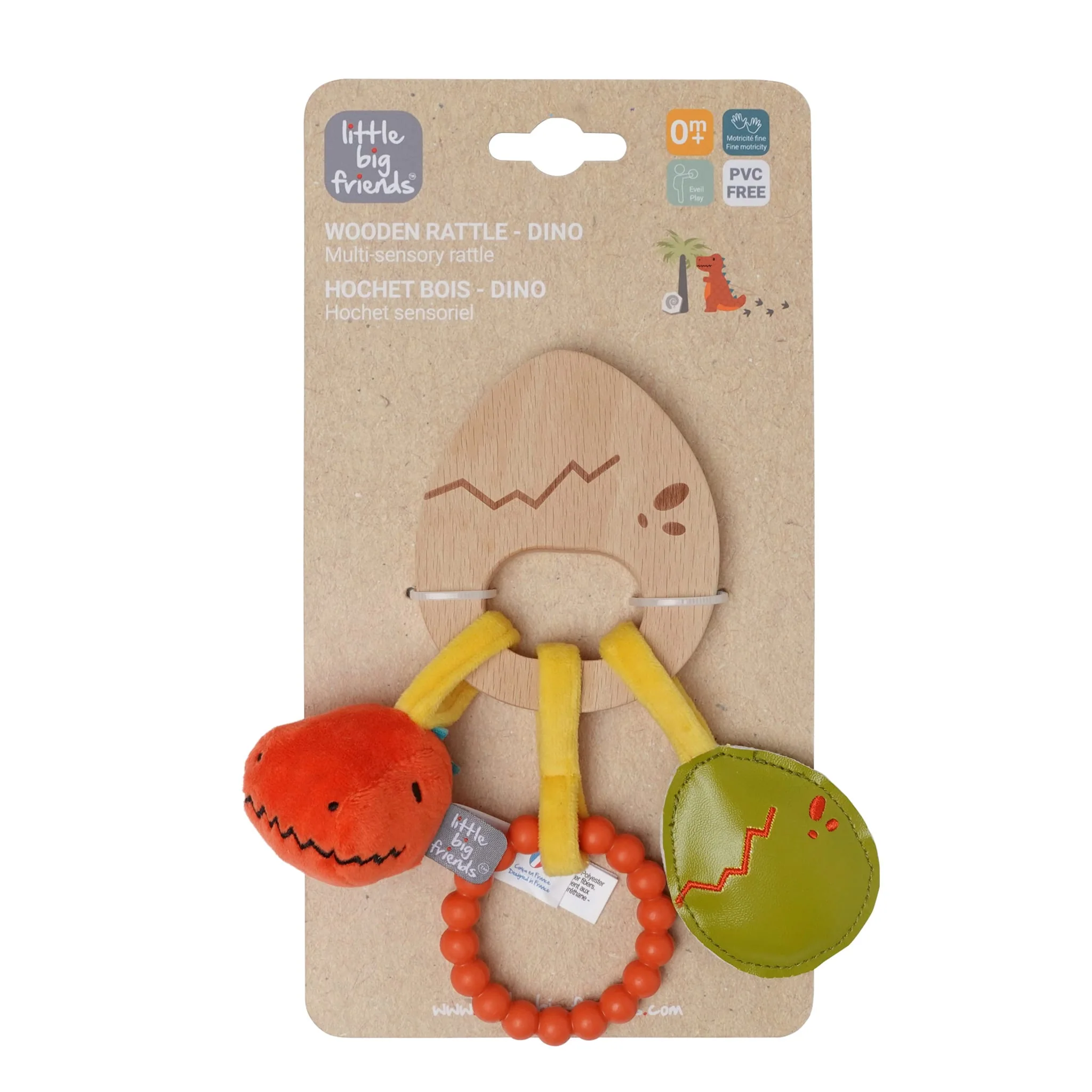 Hochet En Bois - Dino - Image 5