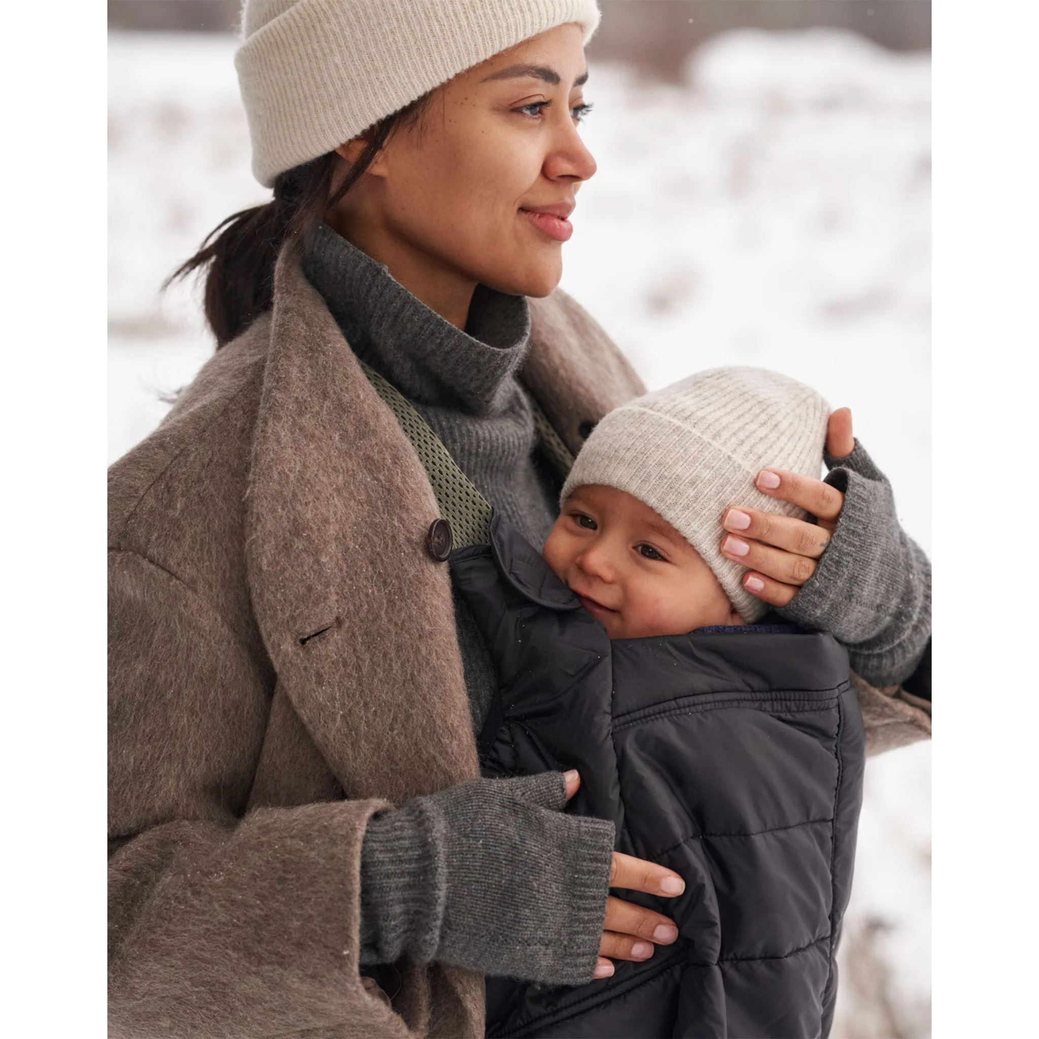 Housse Hiver pour Porte-bébé - Noir - Image 11