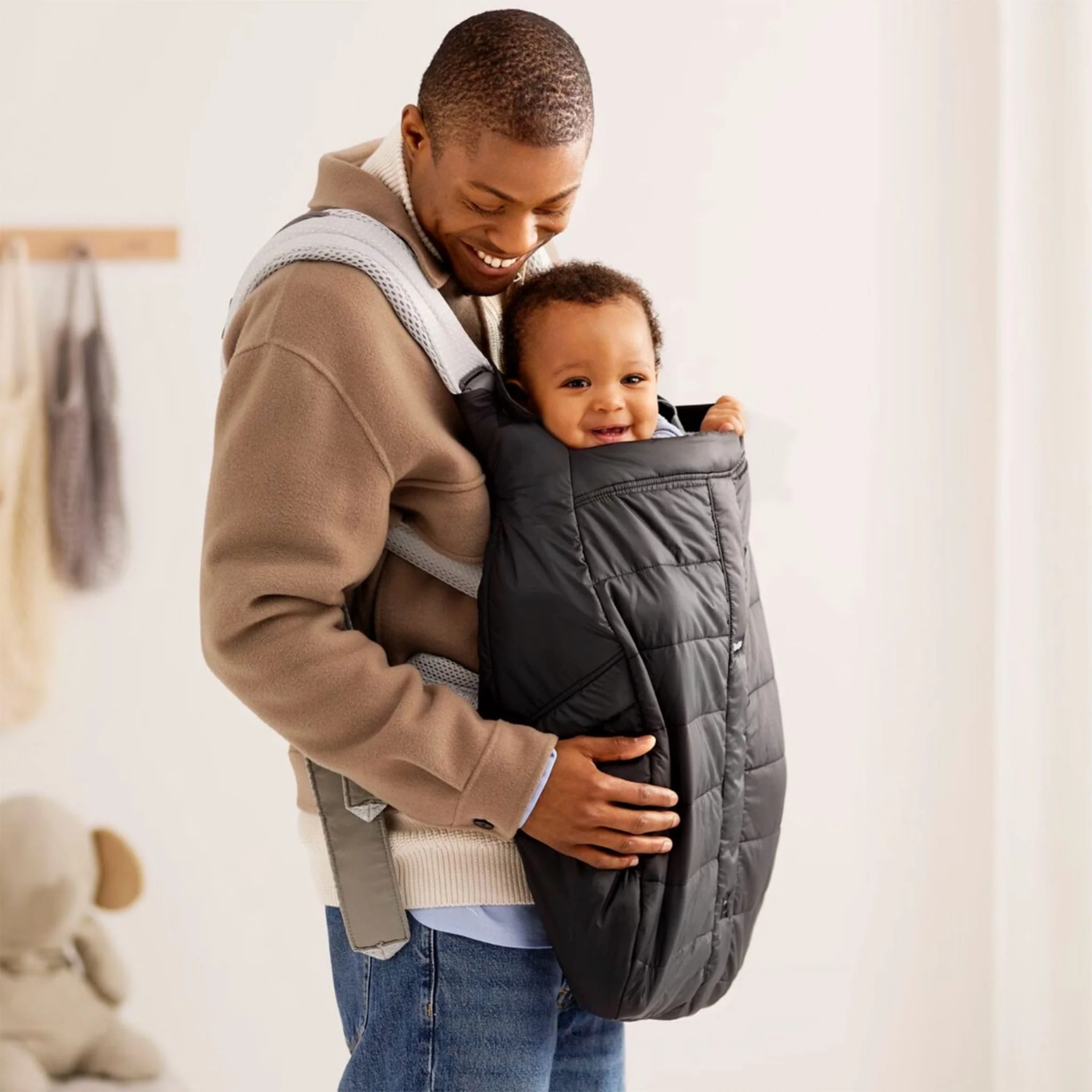 Housse Hiver pour Porte-bébé - Noir - Image 5