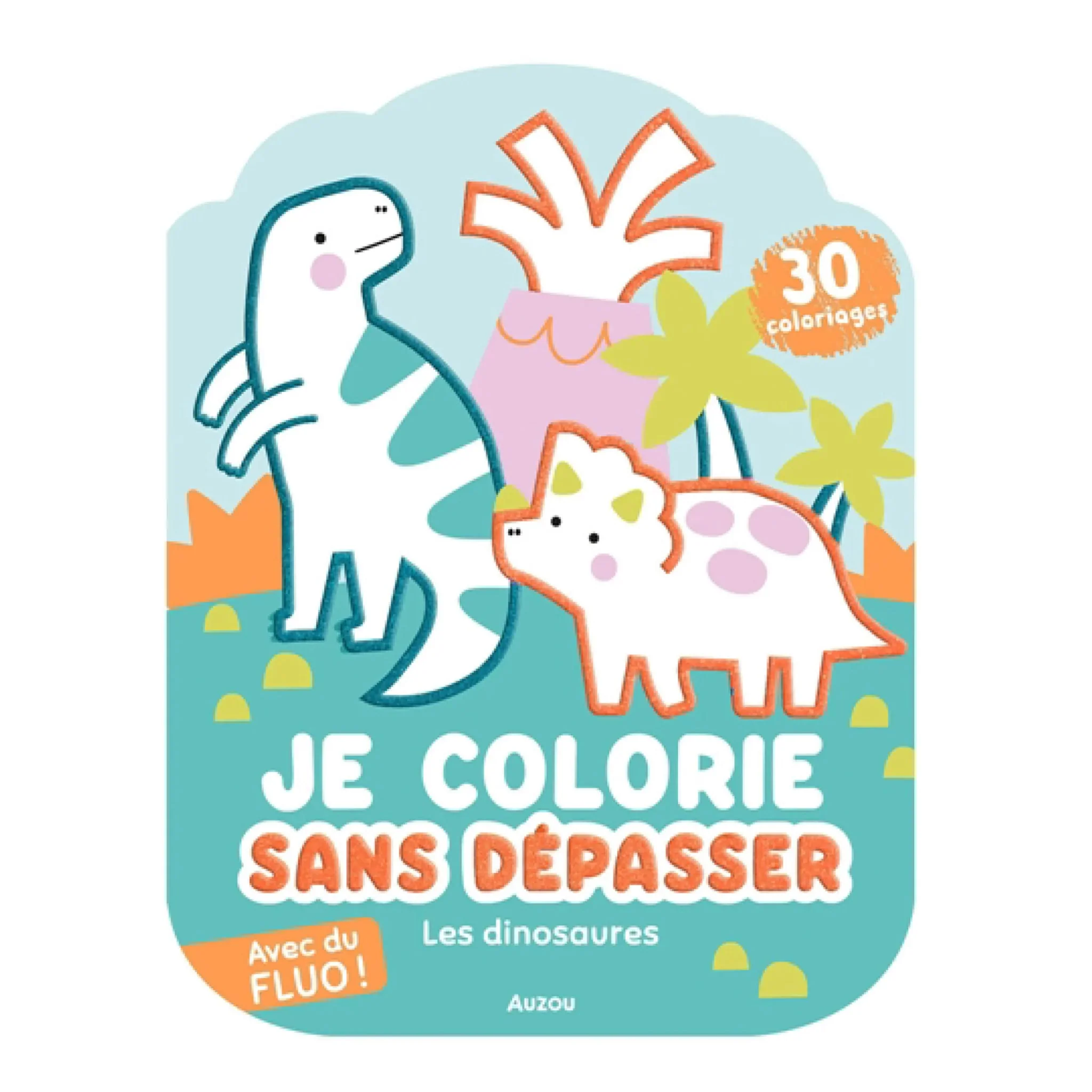 Je Colorie Sans Dépasser -  Dinosaure