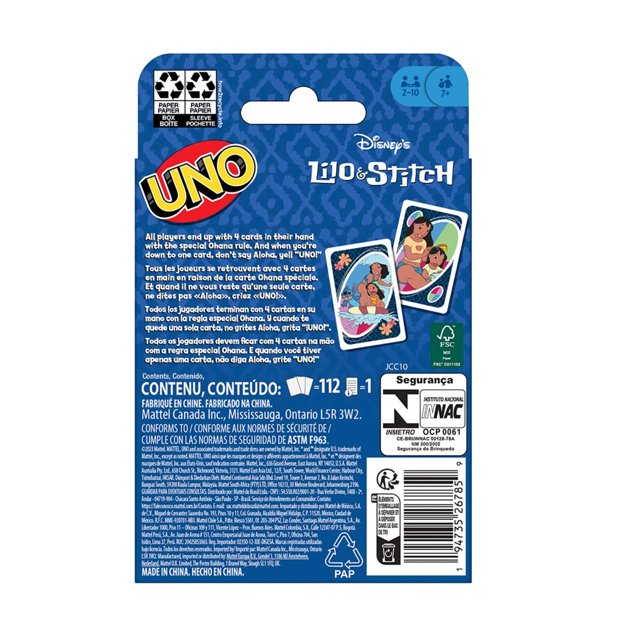 Jeu Uno Lilo & Stitch - Image 5