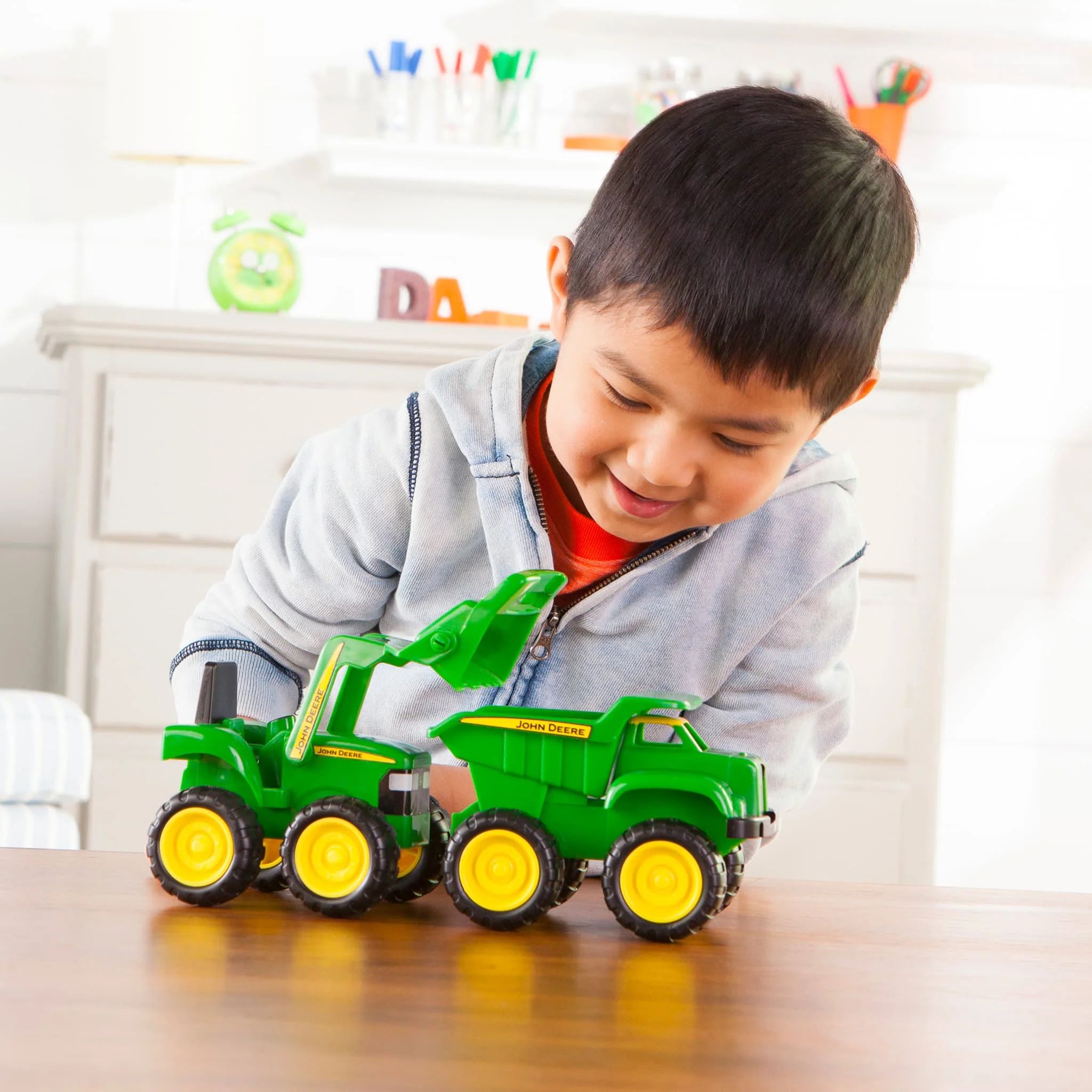 Ensemble Jouet Tracteurs (2) - John Deere - Image 5