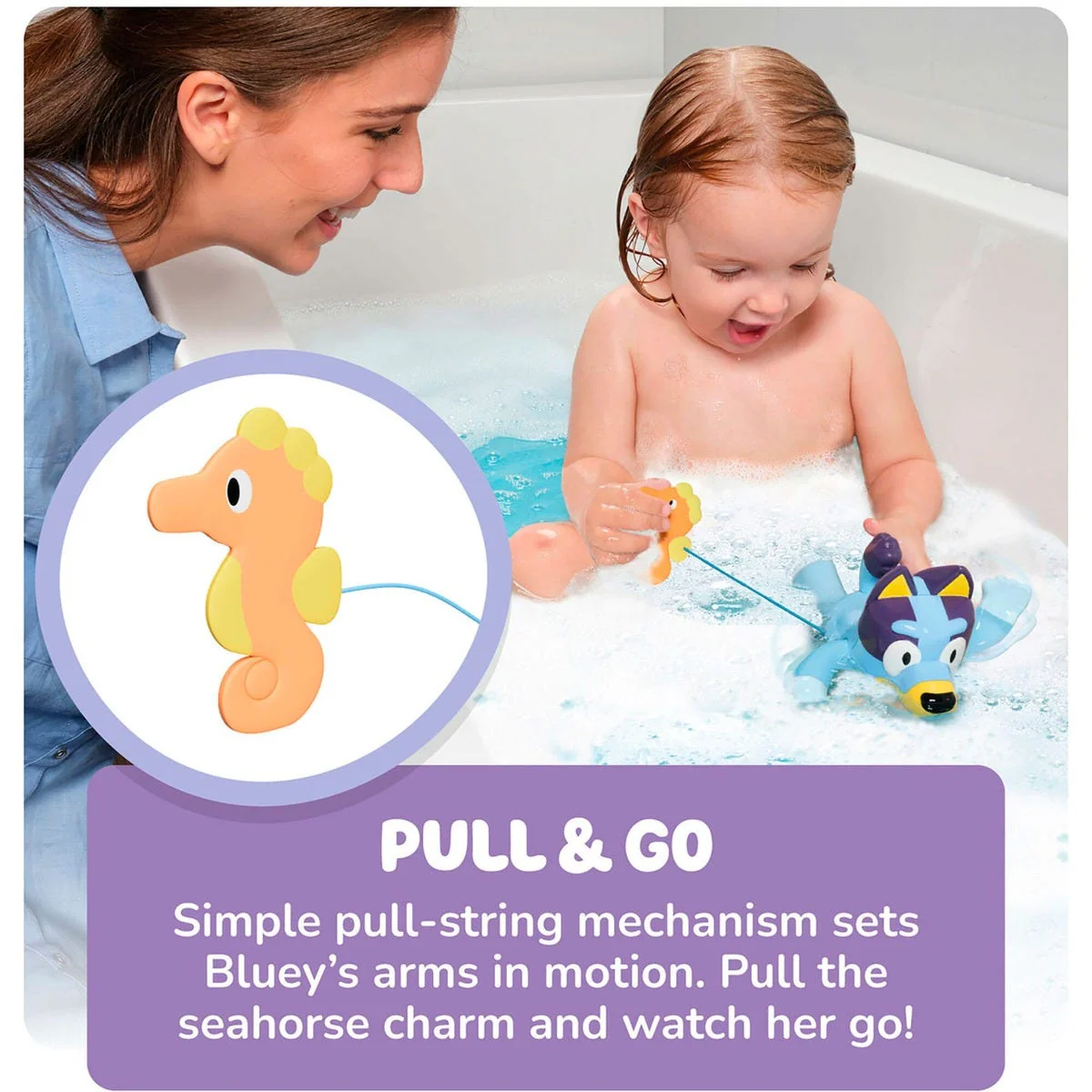 Jouet de Bain Bluey avec Hippocampe - Image 6