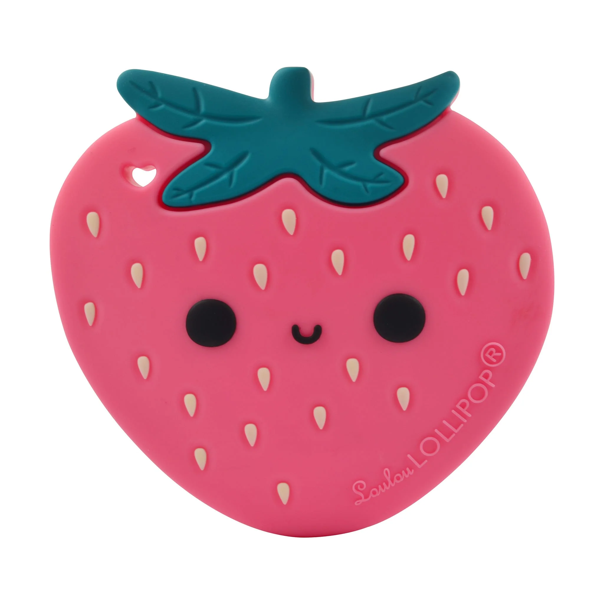Jouet de Dentition en Silicone - Fraise