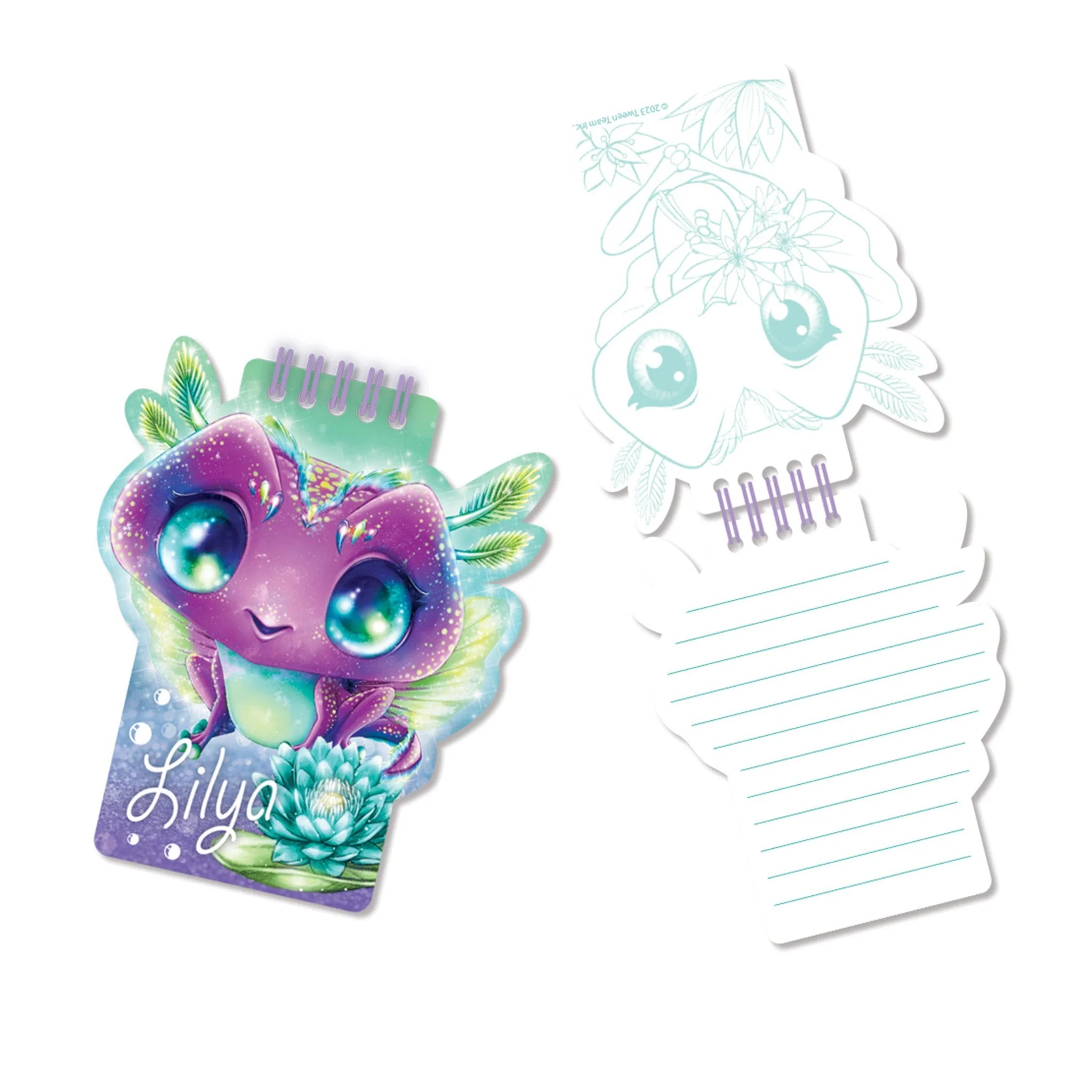 Cahier de notes peluche 2 en 1 - Lilya - Image 2