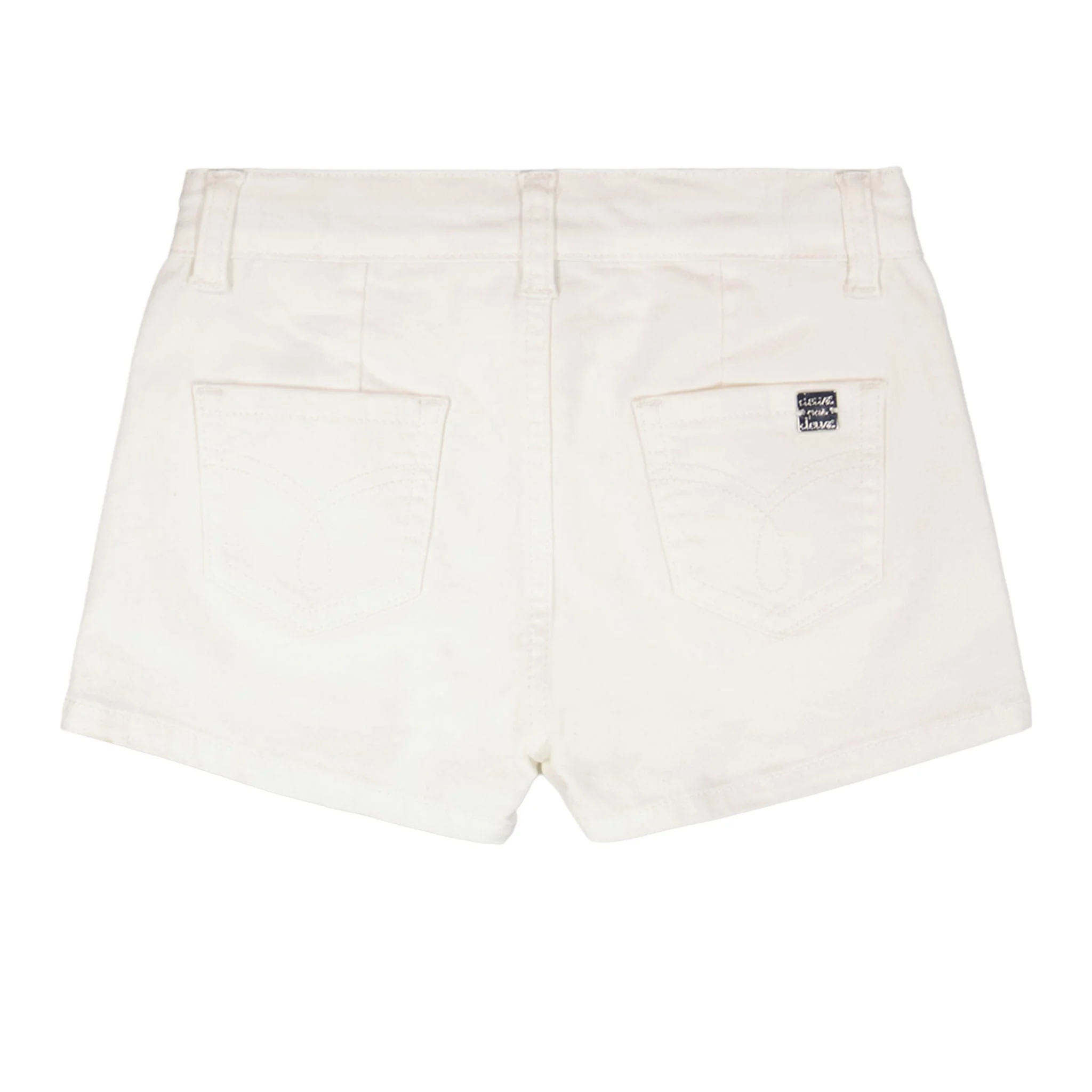 Jupe Short Essentiel Blanc7-10ans - Image 5