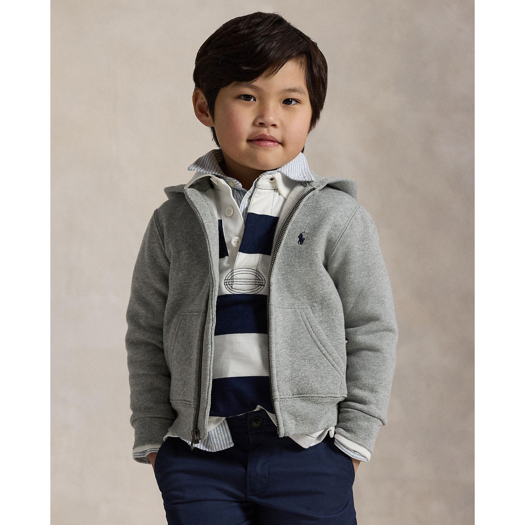 Kangourou Zip Ralph Lauren 2-7ans - Image 2