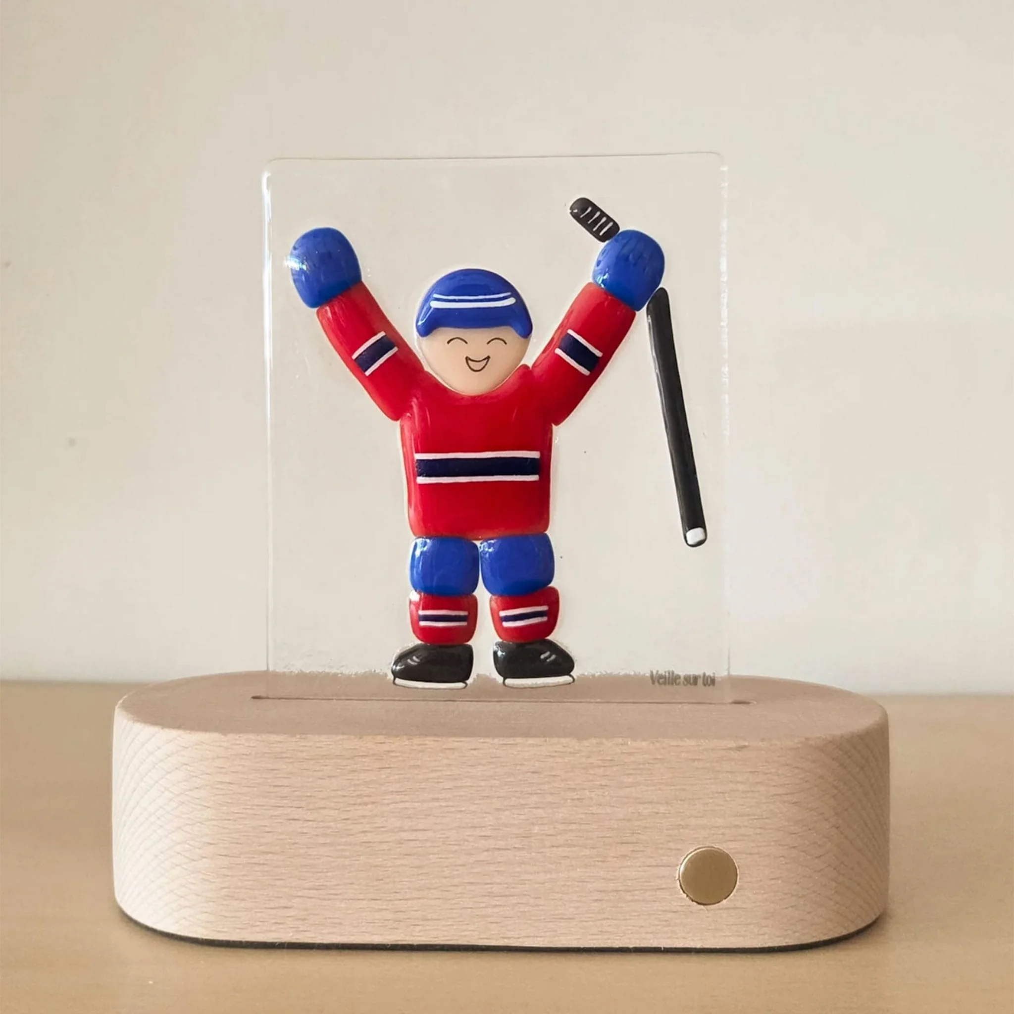 Lampe de Table - Joueur de Hockey - Image 3