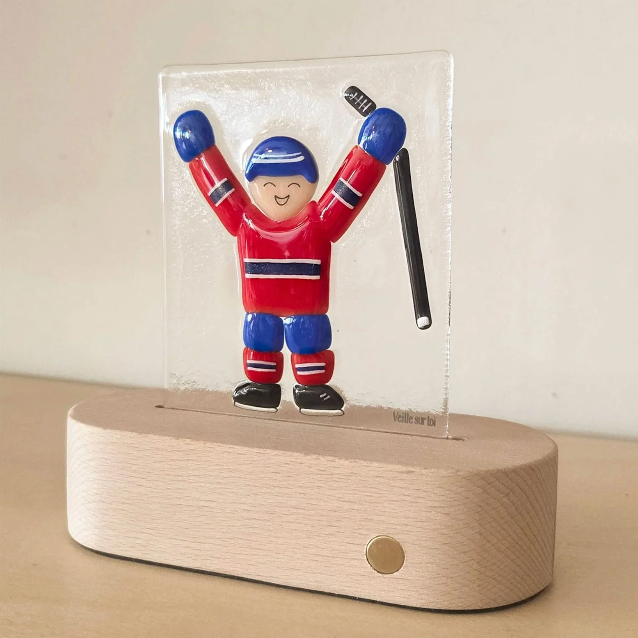Lampe de Table - Joueur de Hockey - Image 4