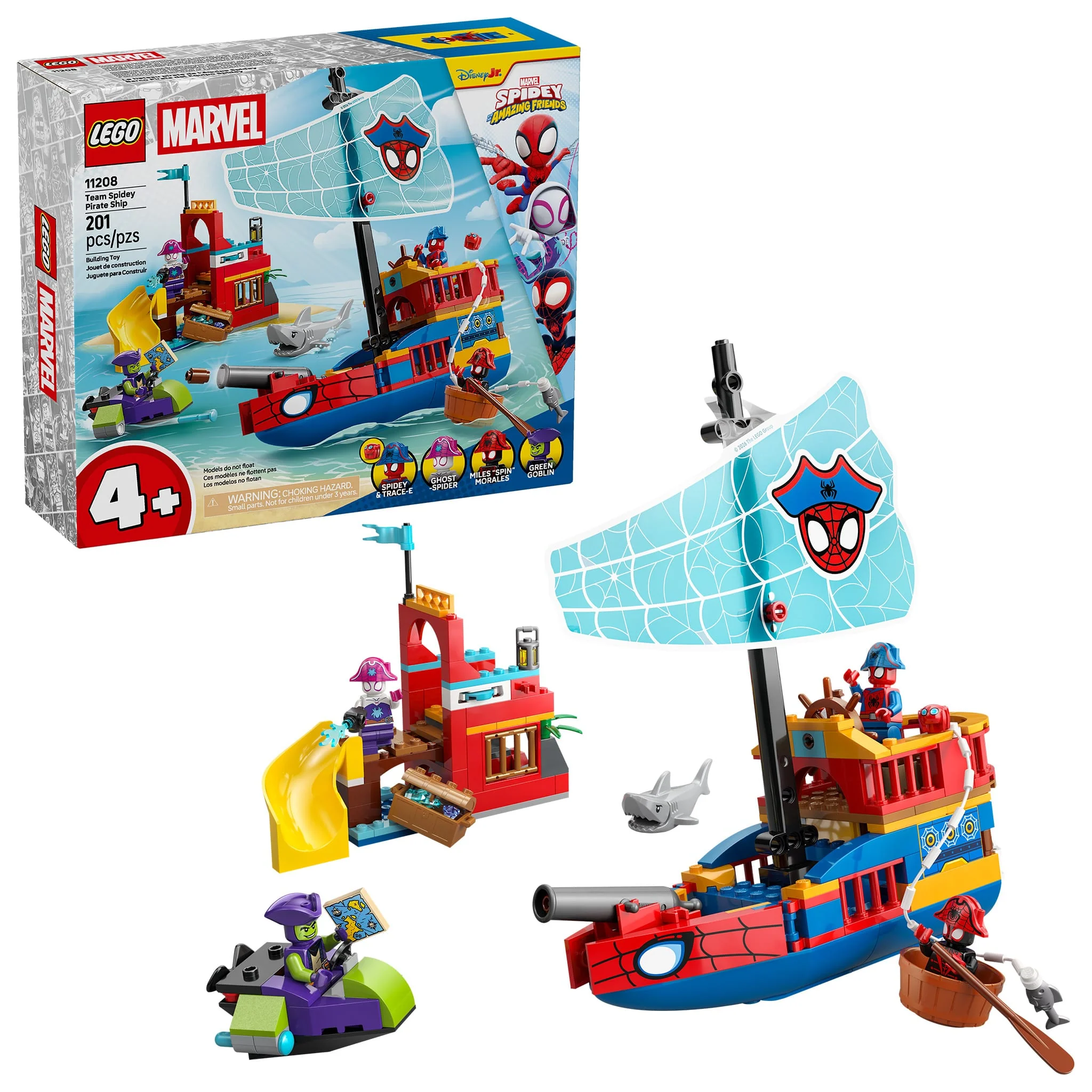 LEGO® Marvel Spidey et ses amis extraordinaires Le bateau pirate de l’équipe Spidey