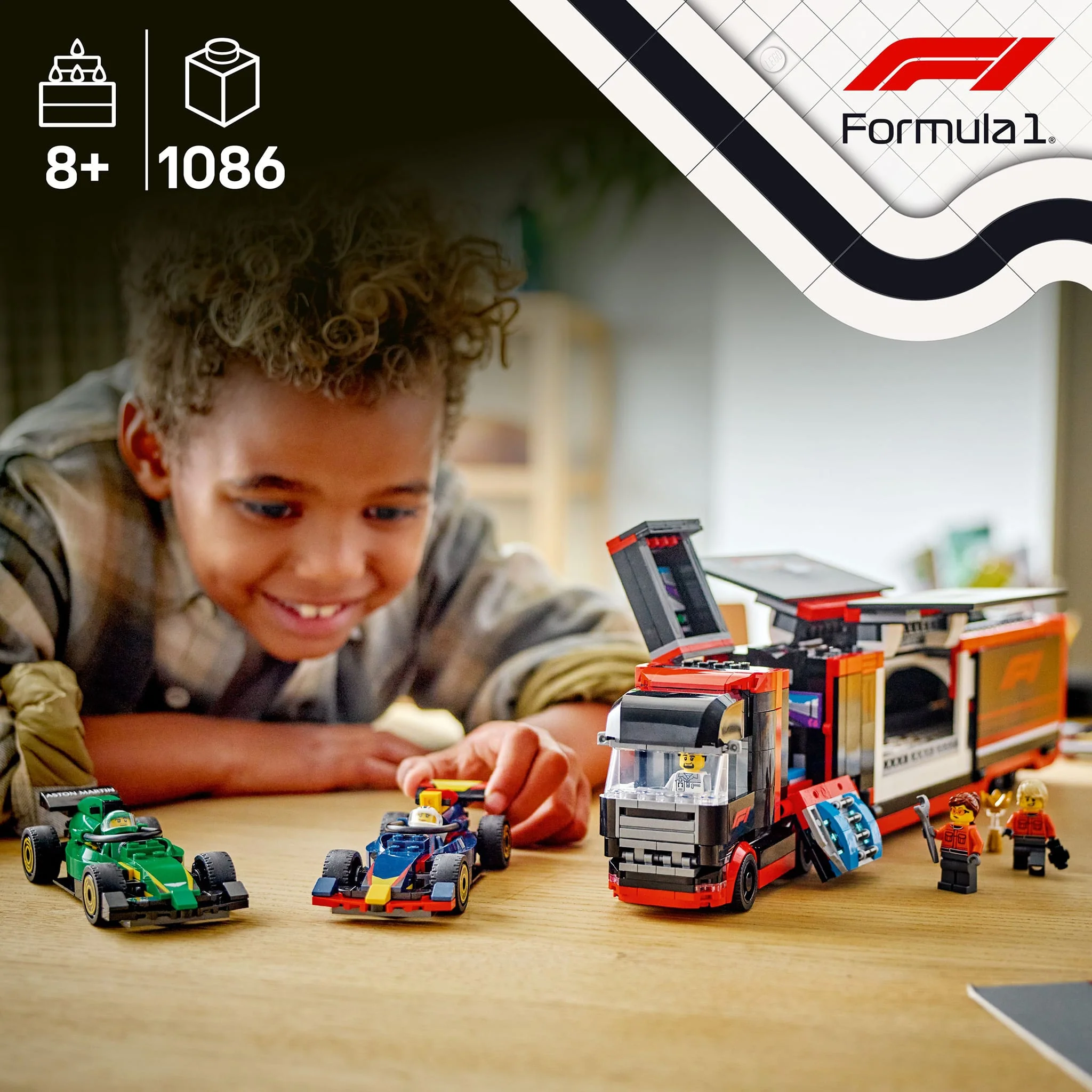 LEGO® City Le camion de F1® avec les voitures de F1® RB20 et AMR24 - Image 2