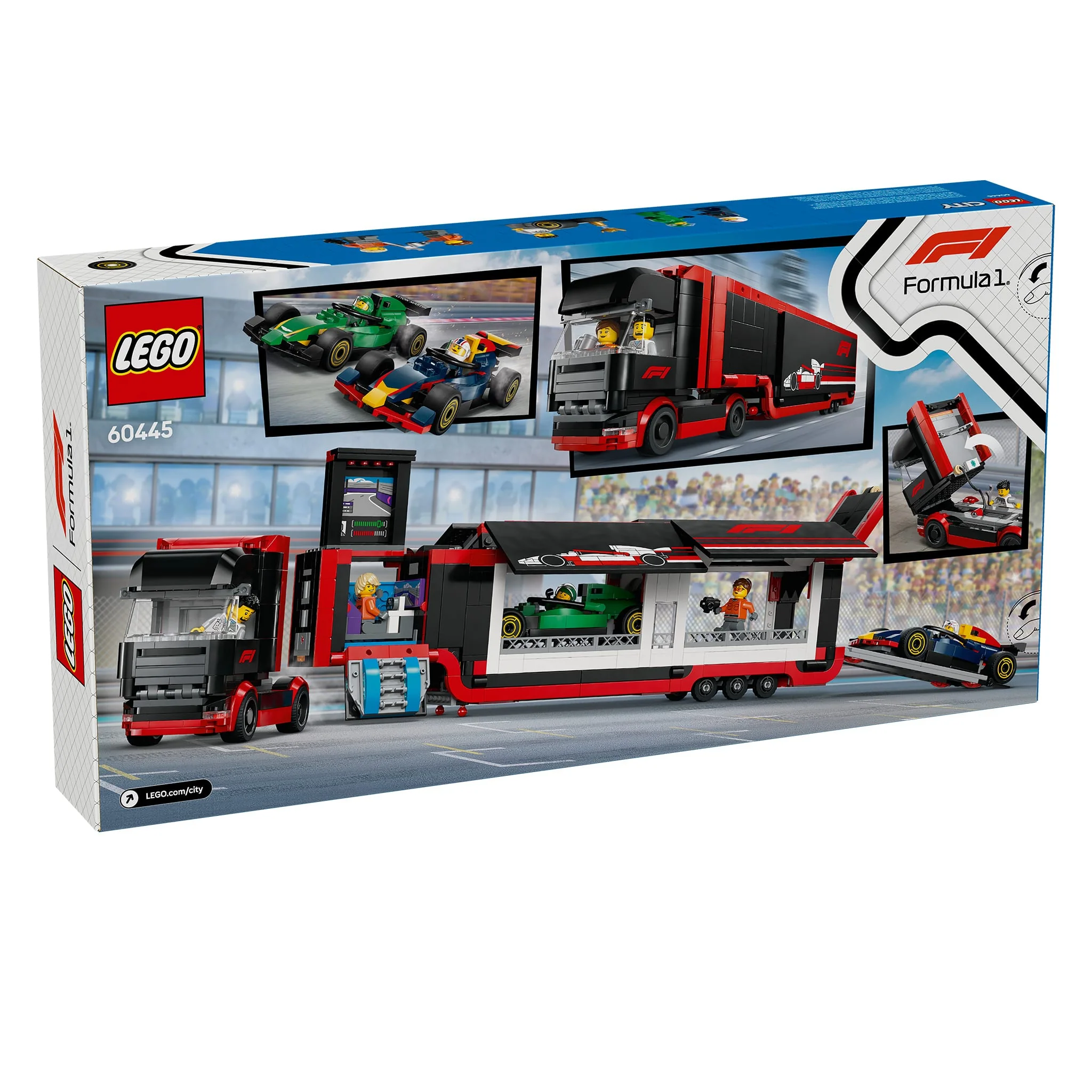 LEGO® City Le camion de F1® avec les voitures de F1® RB20 et AMR24 - Image 8
