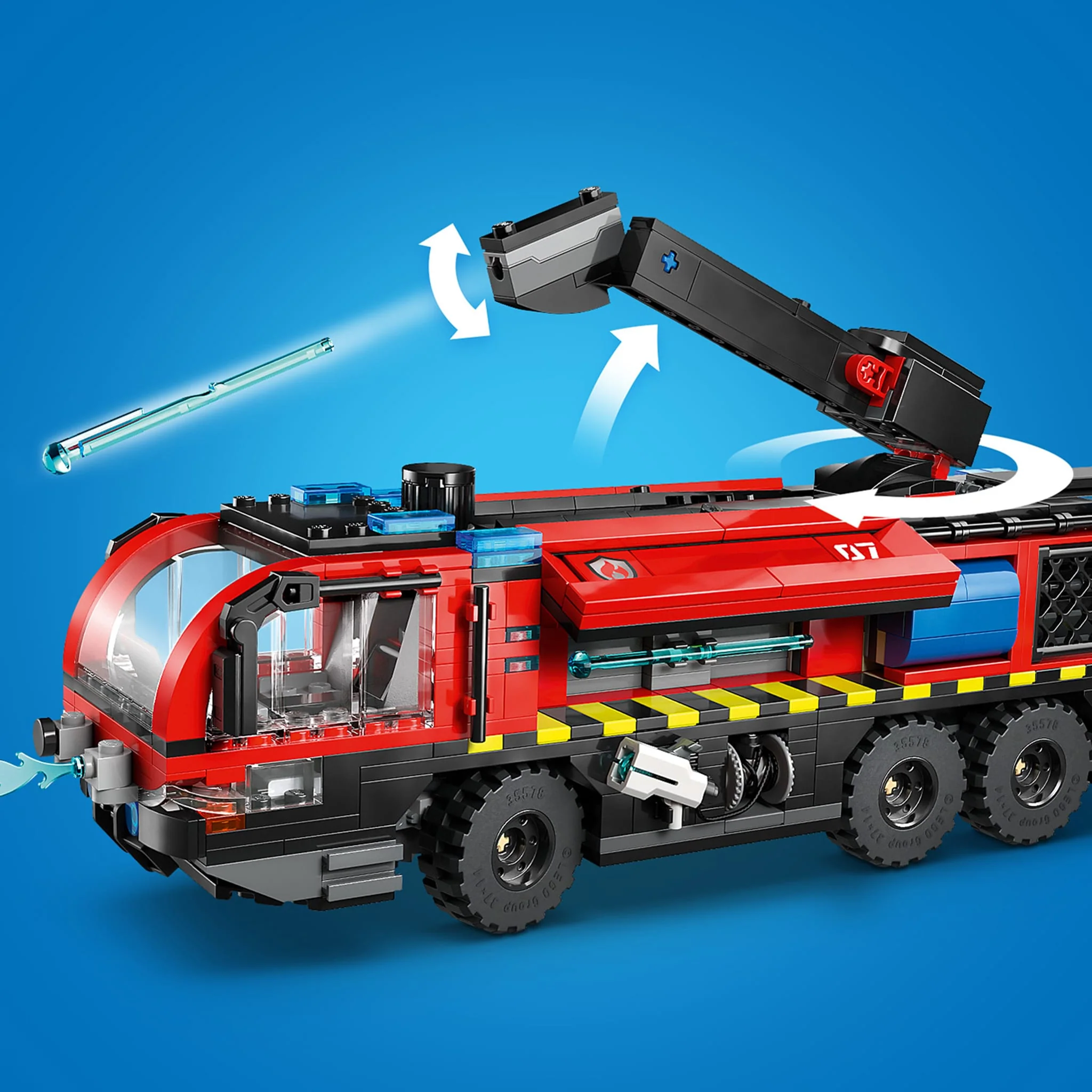 LEGO® City Le camion de pompiers de l’aéroport - Image 7