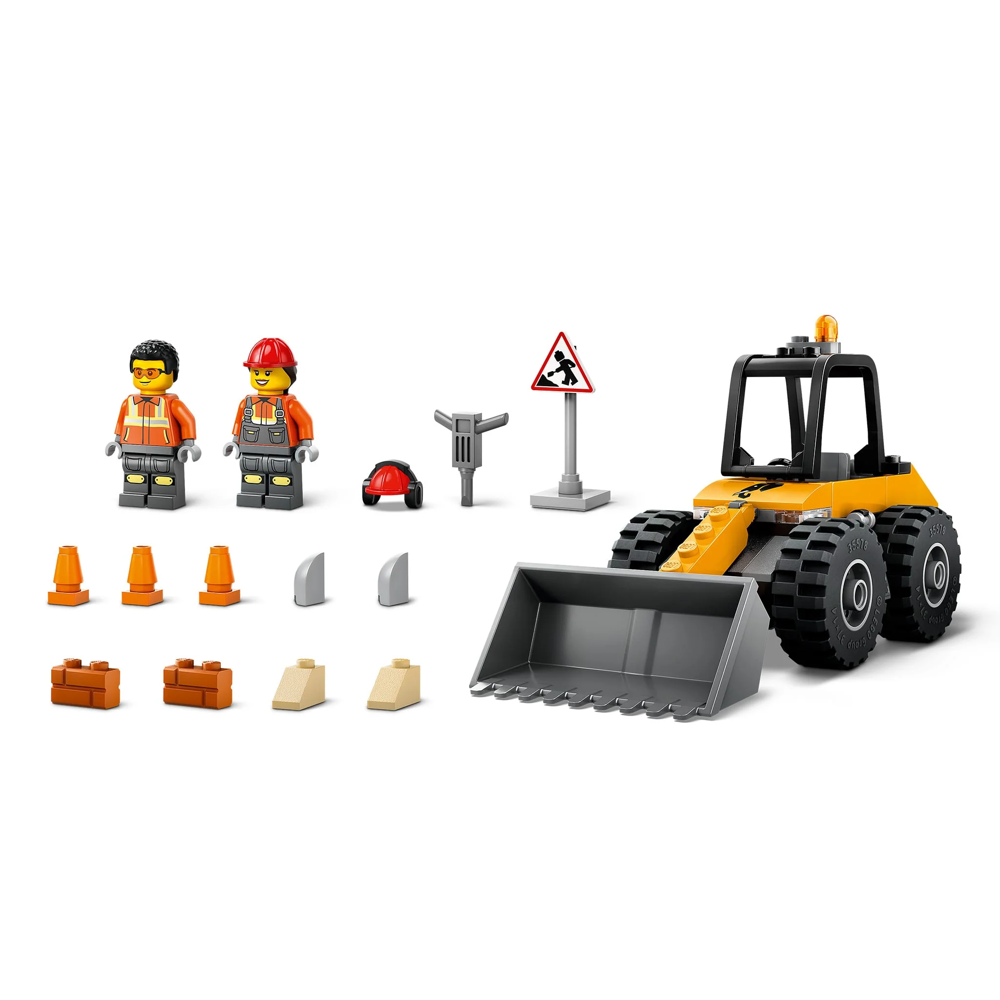 LEGO® City La chargeuse sur pneus de construction jaune - Image 6