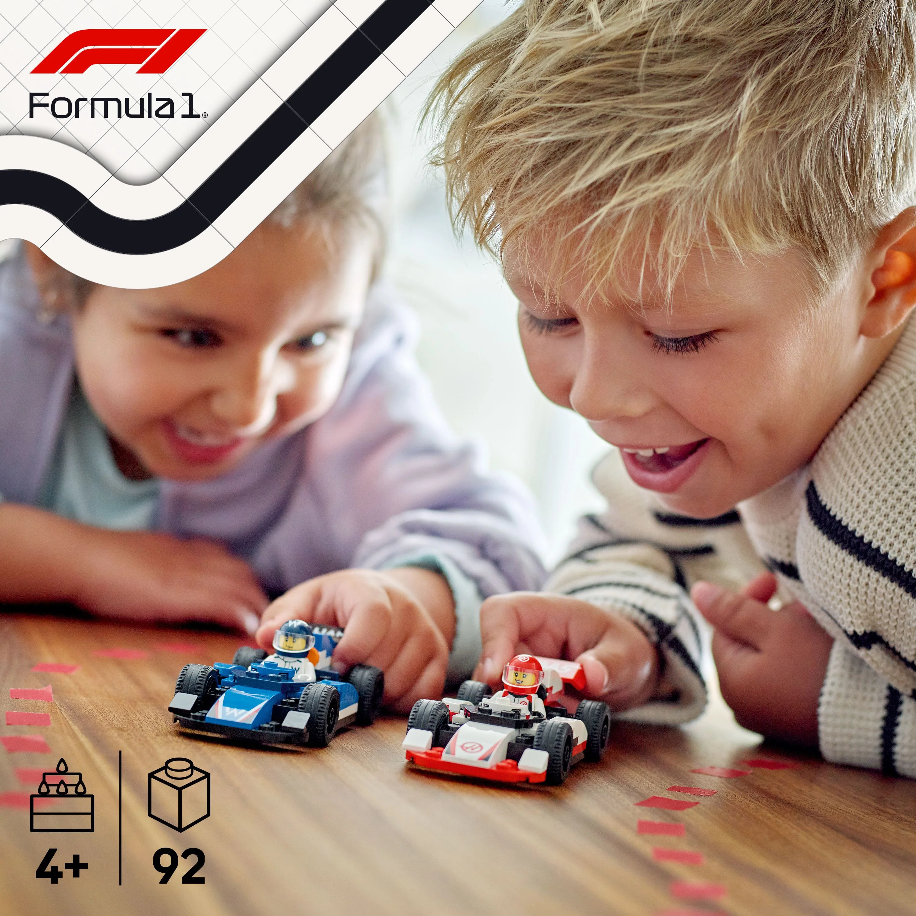 LEGO® City Les voitures de course de F1® Williams Racing et Haas F1® - Image 2