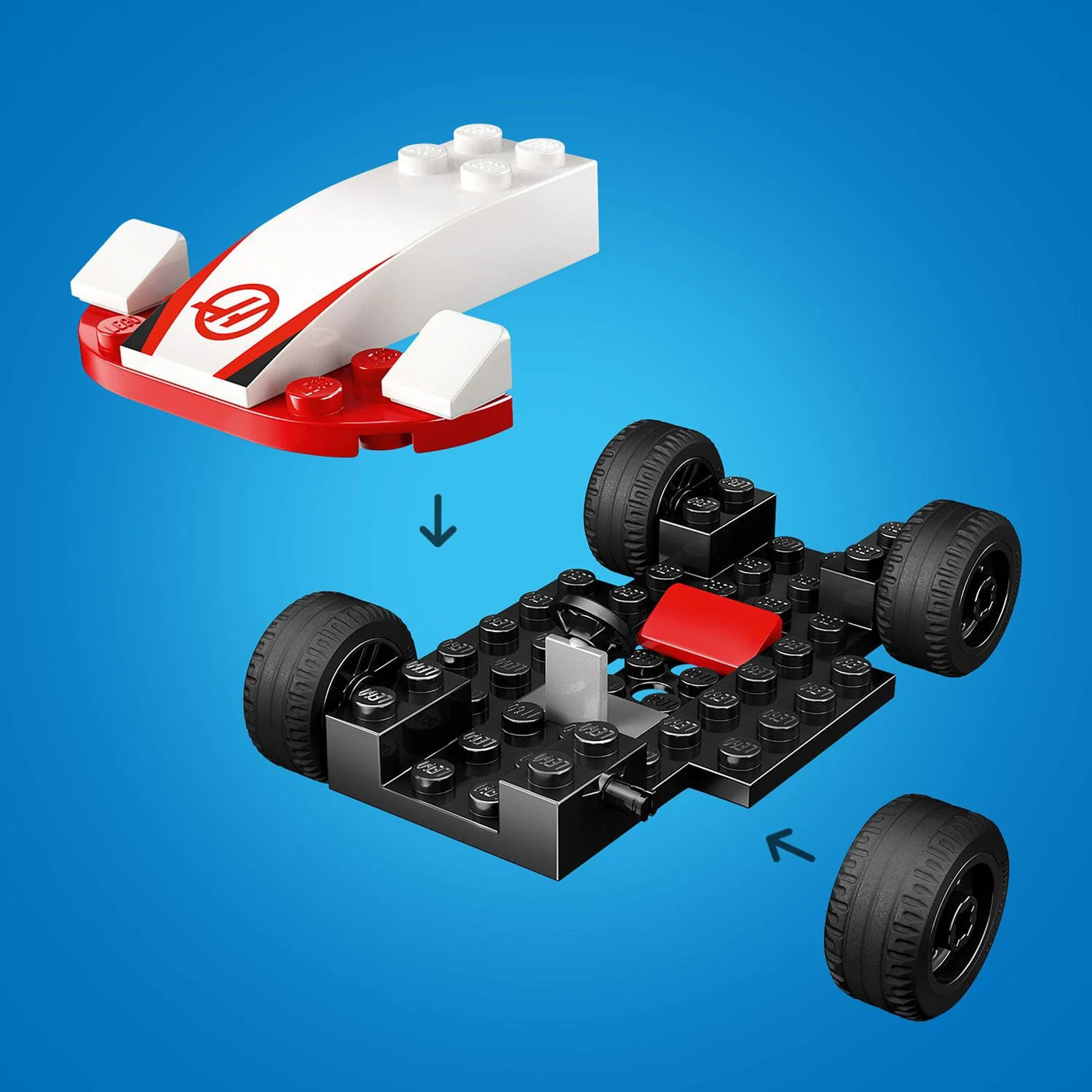 LEGO® City Les voitures de course de F1® Williams Racing et Haas F1® - Image 6