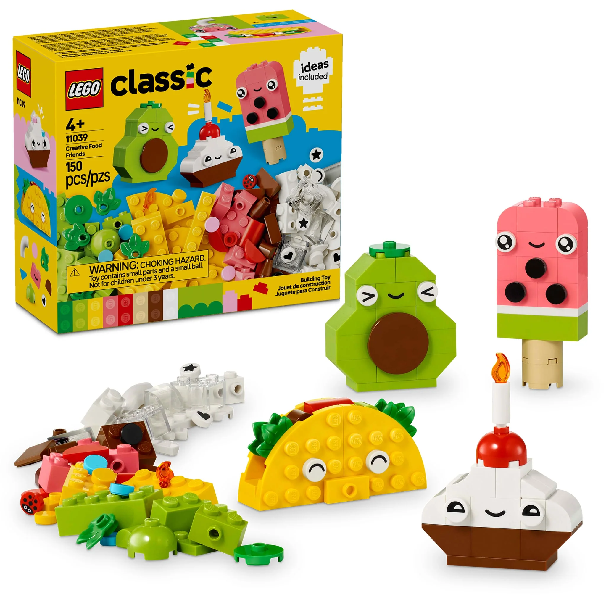 LEGO® Classic Les amis aliments créatifs