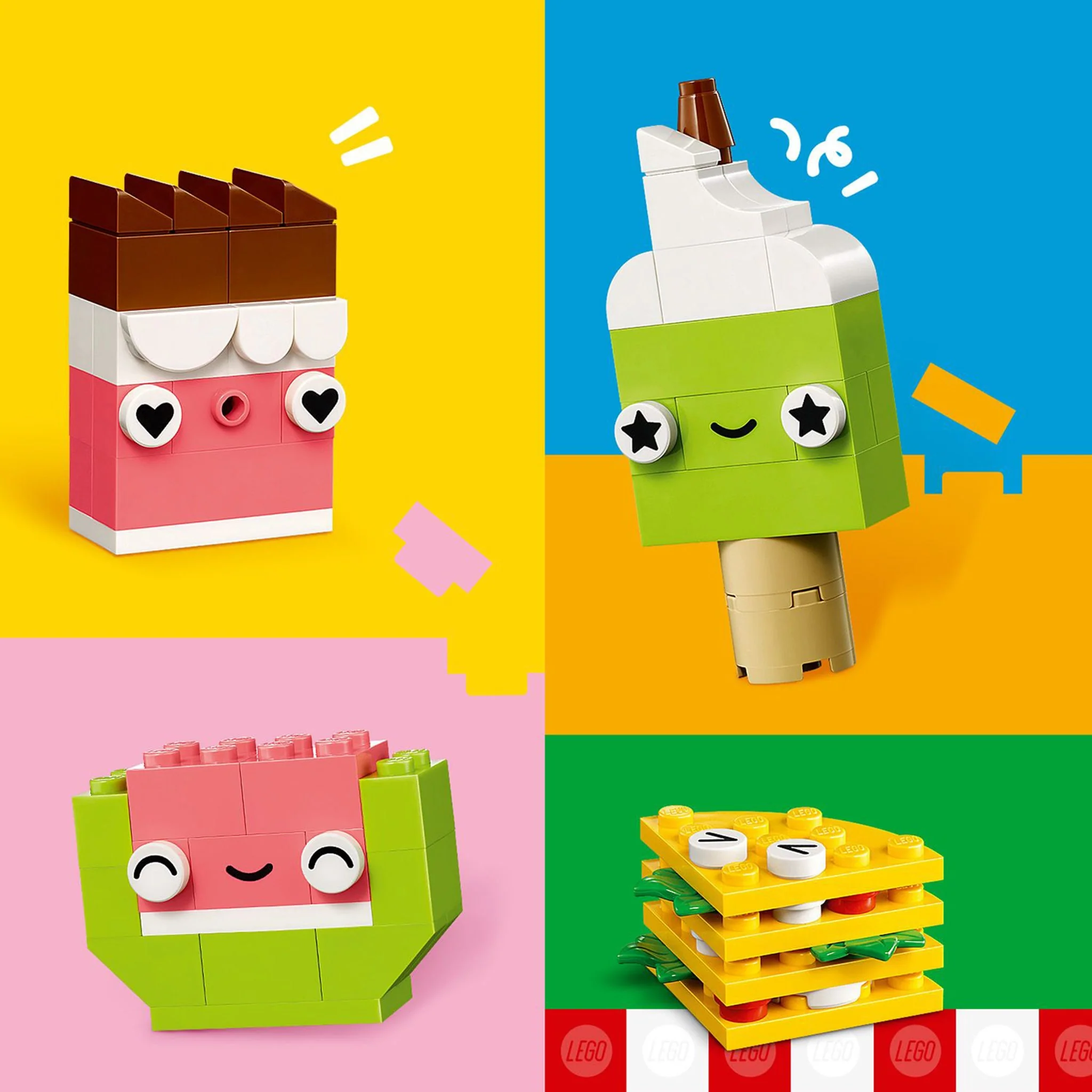 LEGO® Classic Les amis aliments créatifs - Image 5
