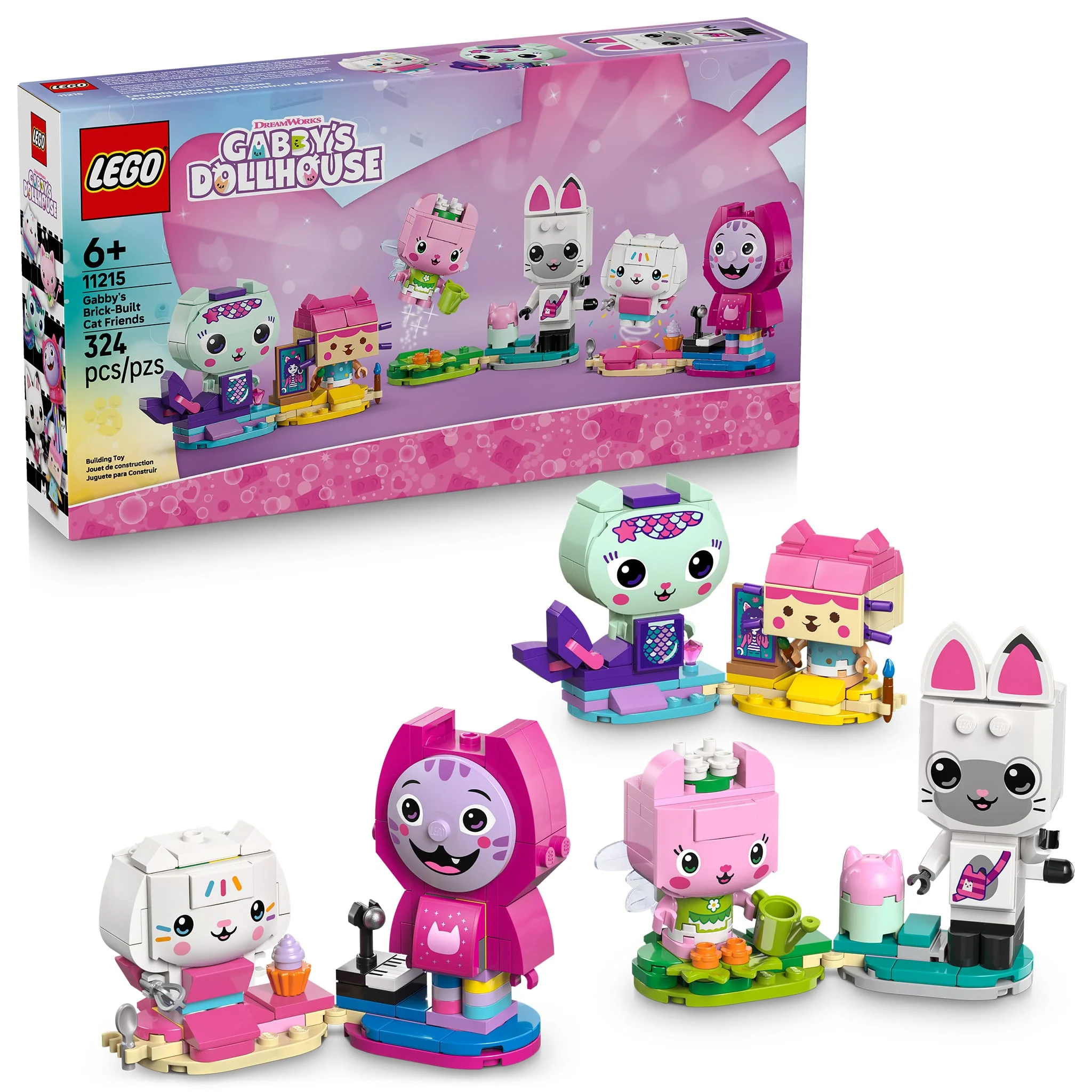 LEGO® Gabby et la maison magique Les Gabbychats en briques