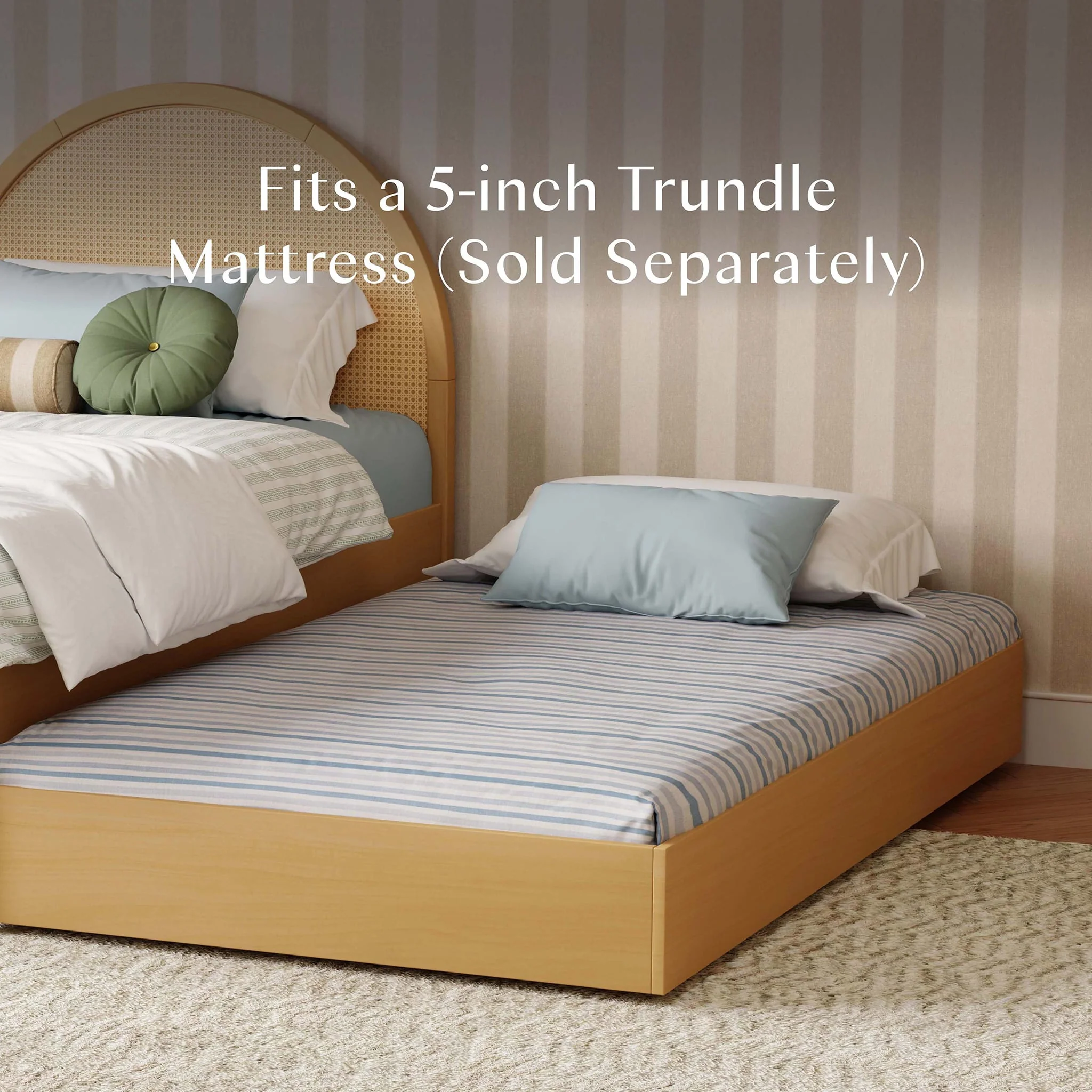 Lit gigogne simple - Miel - Image 3