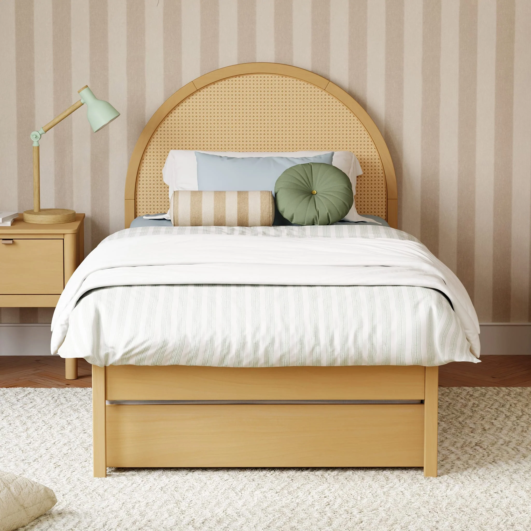 Lit gigogne simple - Miel - Image 8