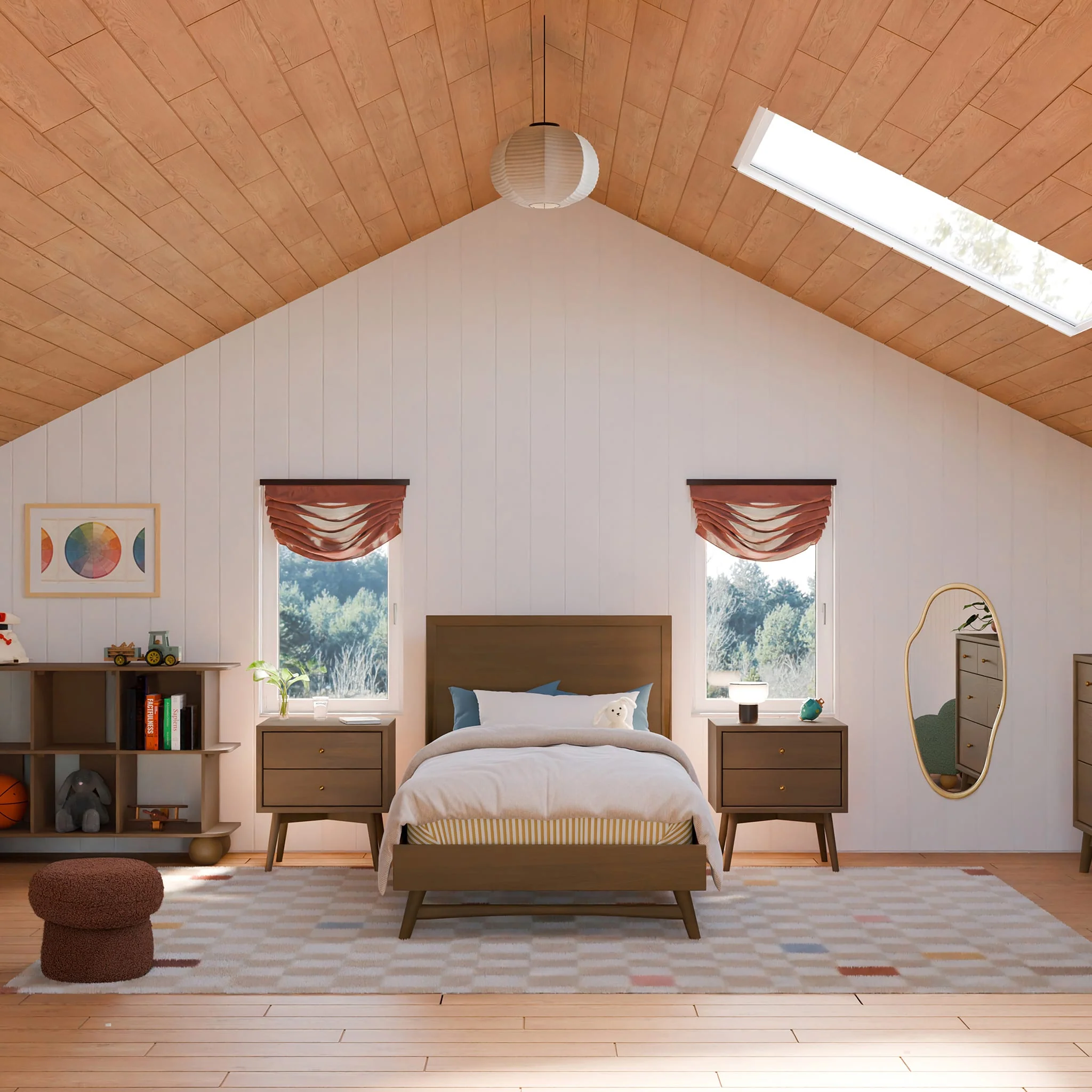 Lit Simple Palma - Noyer - Image 7