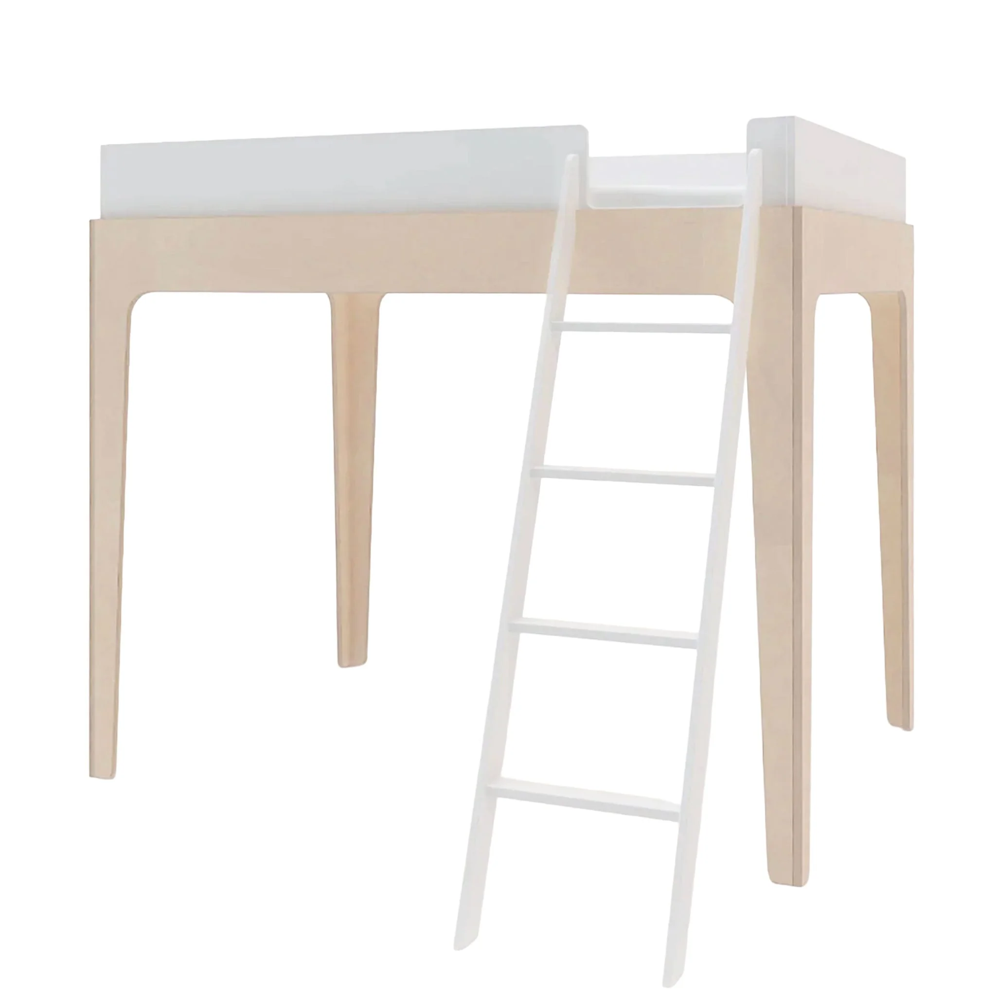 Lit Double Loft Perch - Naturel/ Blanc - Image 4