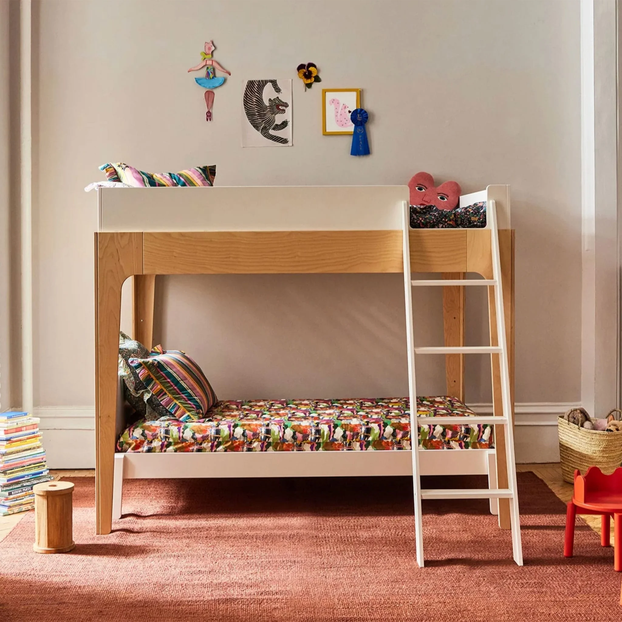 Lit Double Loft Perch - Naturel/ Blanc - Image 6