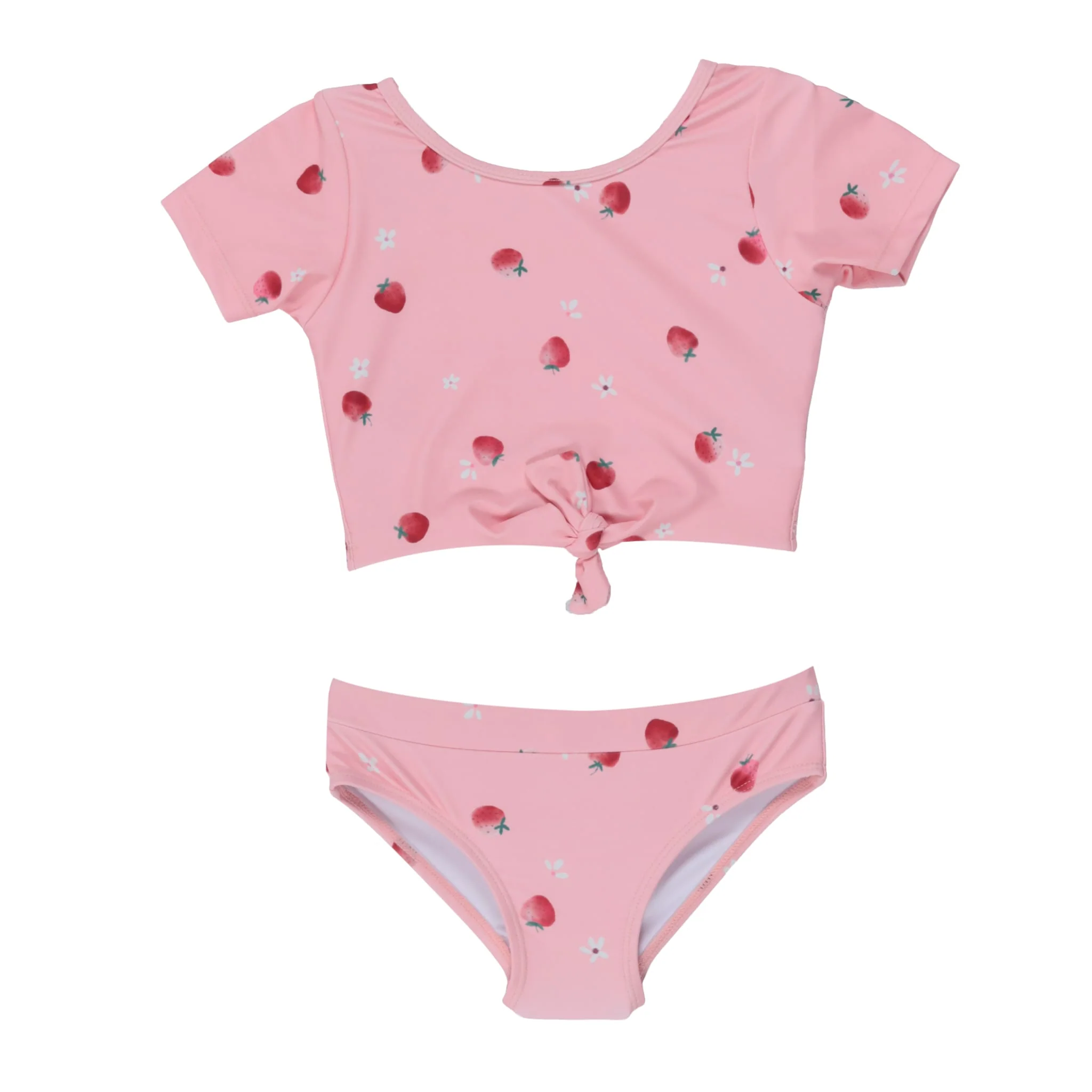 Maillot Deux Pièces UV Fraises 3-14ans