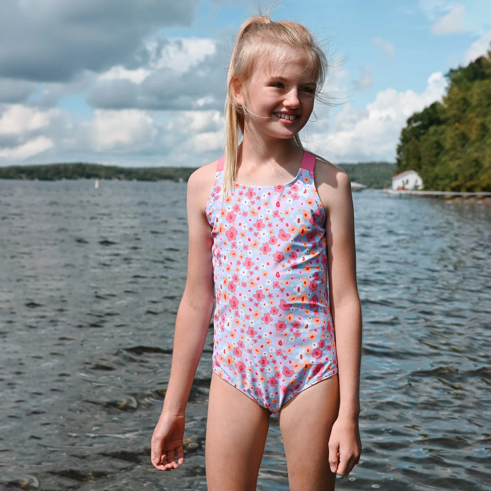 Maillot UV Fleurs 2-14ans - Image 2