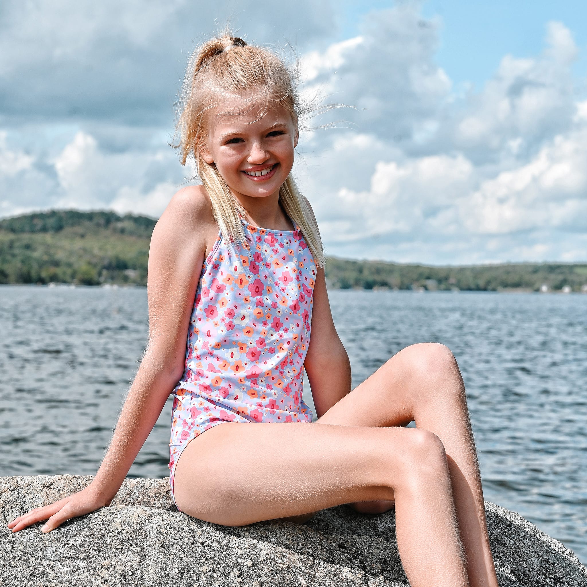 Maillot UV Fleurs 2-14ans - Image 3