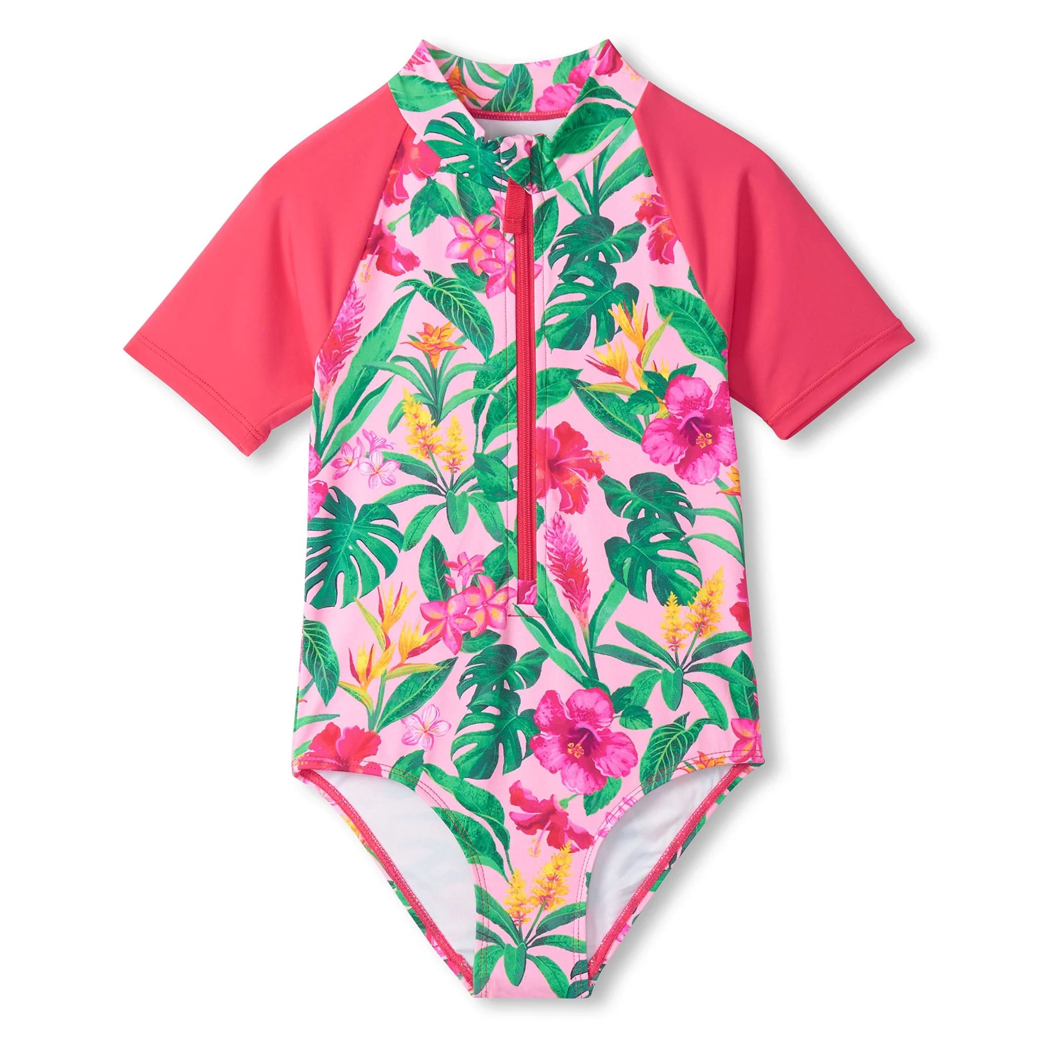 Maillot UV Fleurs Tropicales 3-8ans