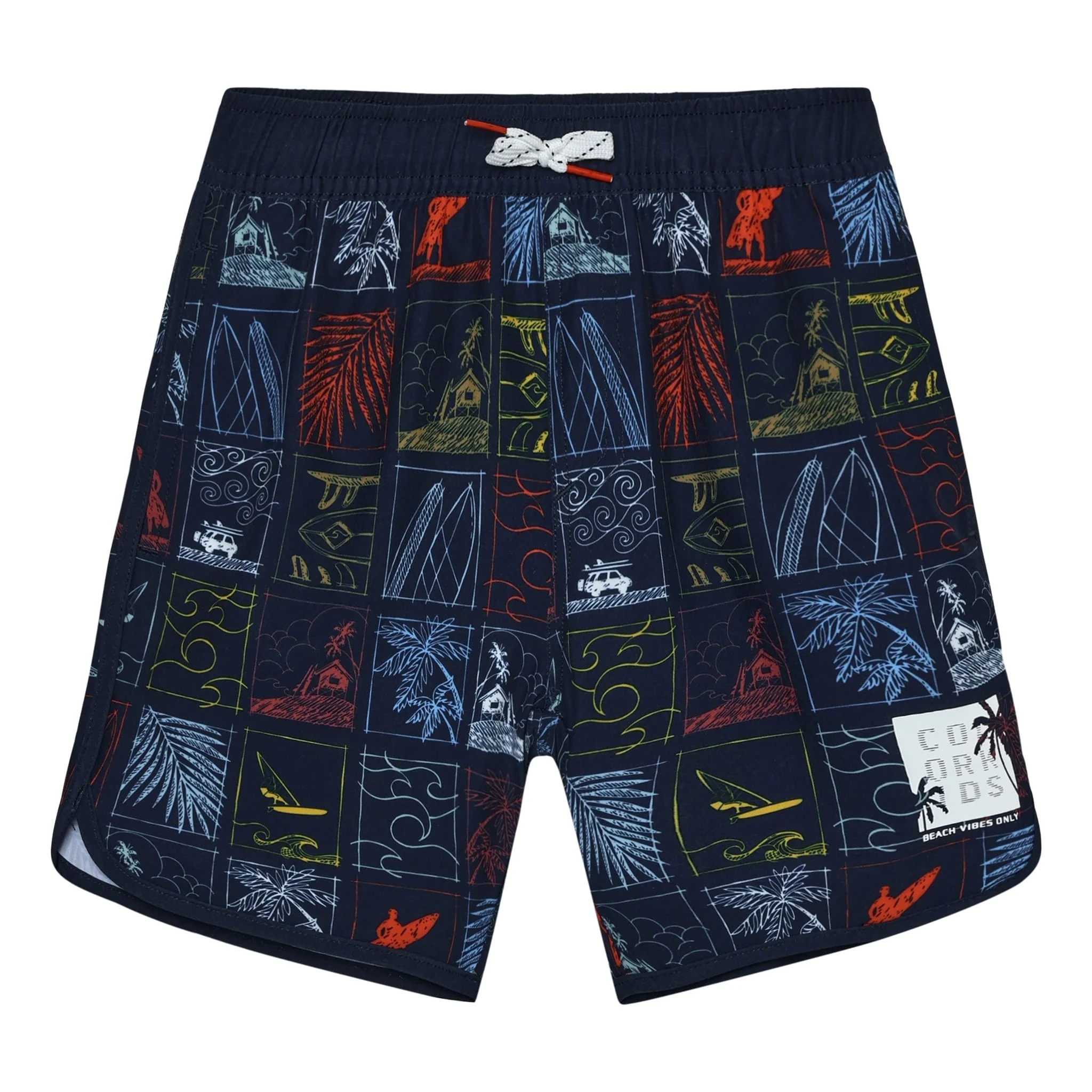 Maillot Short Imprimée Plage 2-12ans