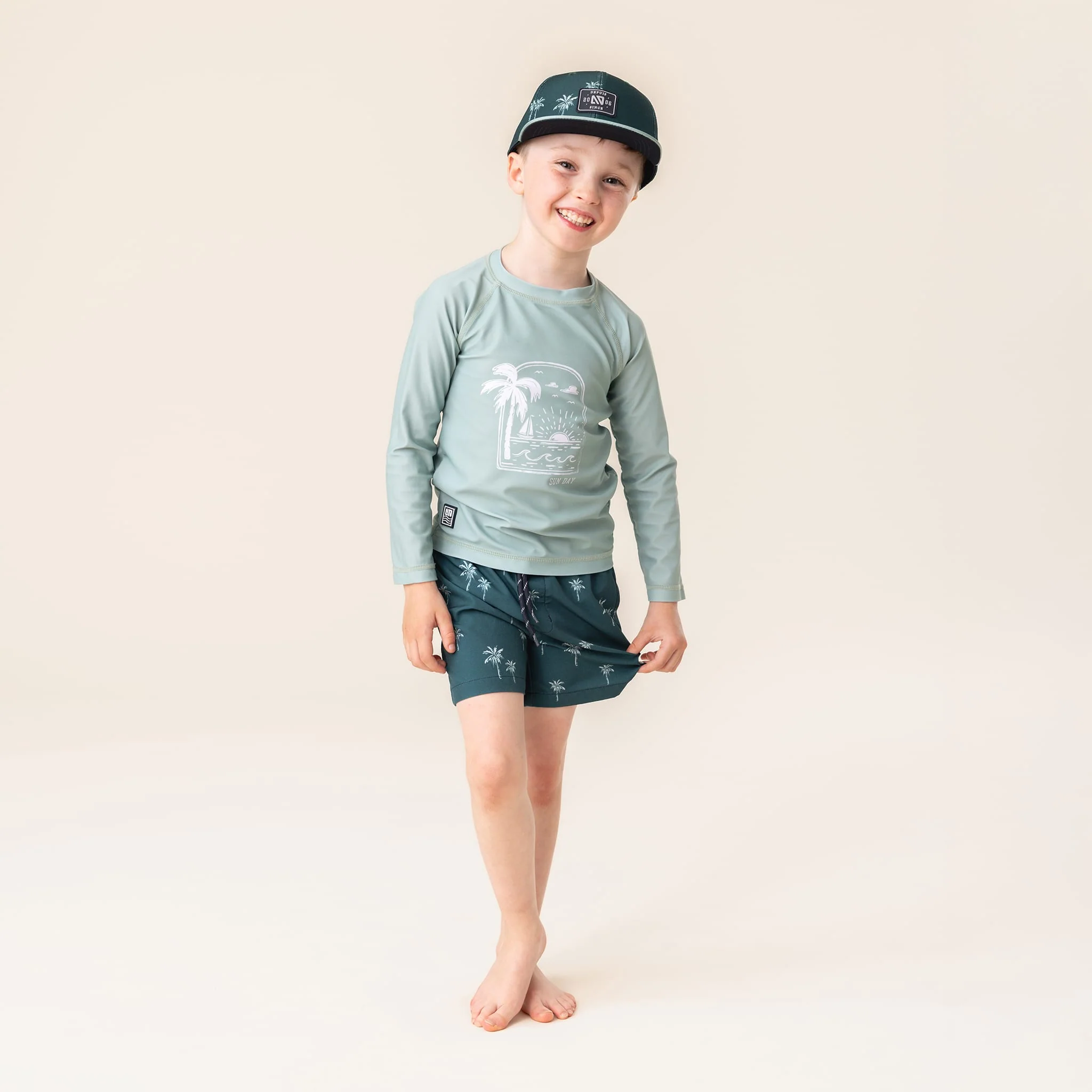 Maillot Short Palmiers 2-12ans - Image 2