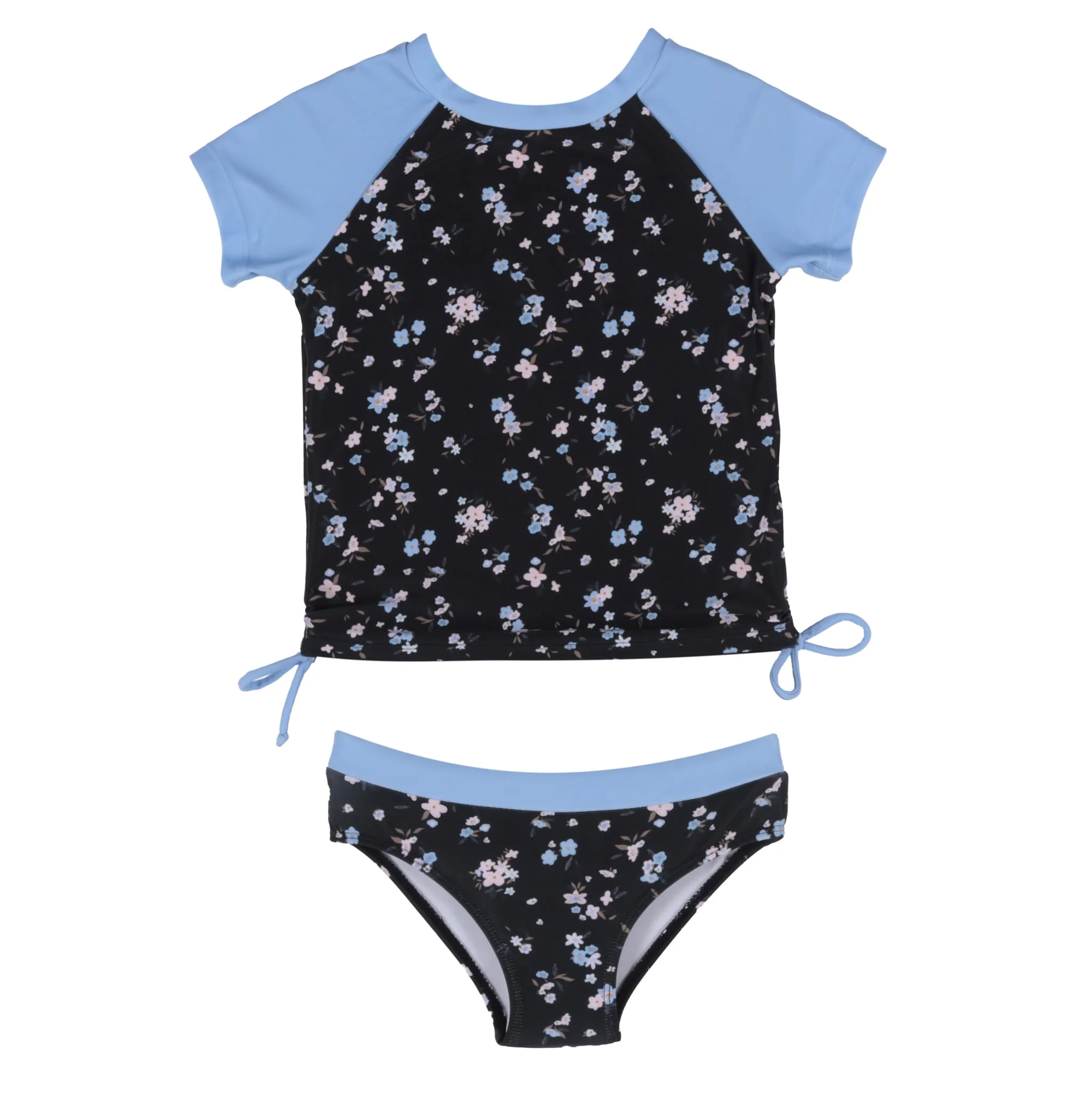 Maillot UV Deux Pièces Fleur 2-14ans