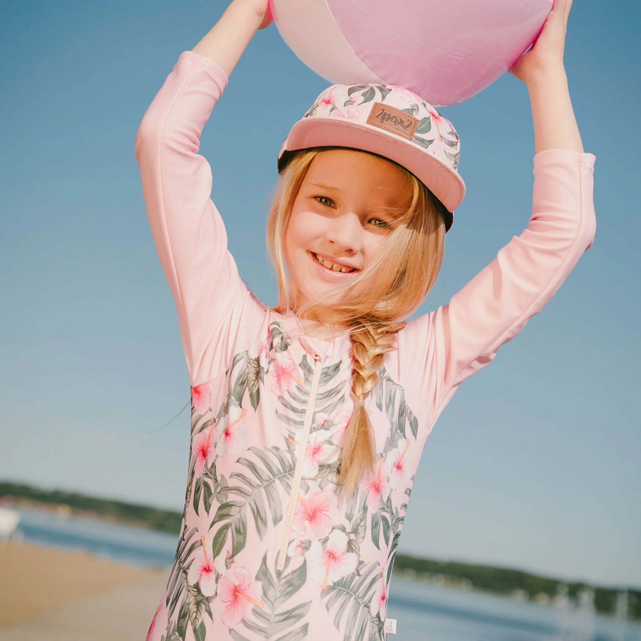 Maillot UV Hibiscus 7-12ans - Image 3