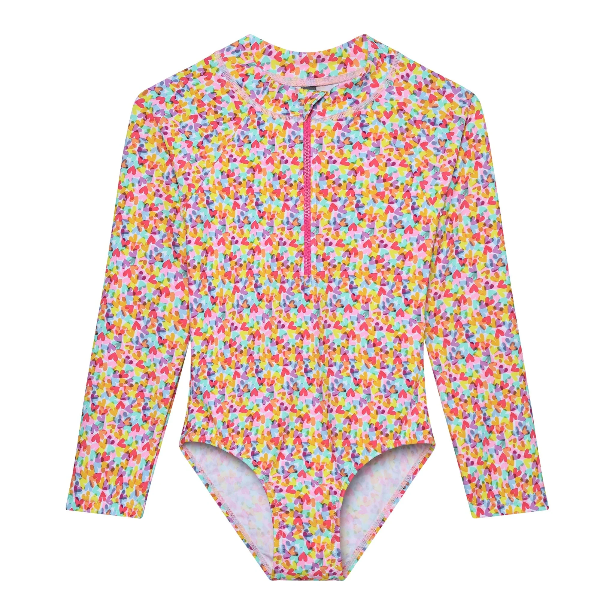 Maillot UV Imprimée Coeurs 2-12ans