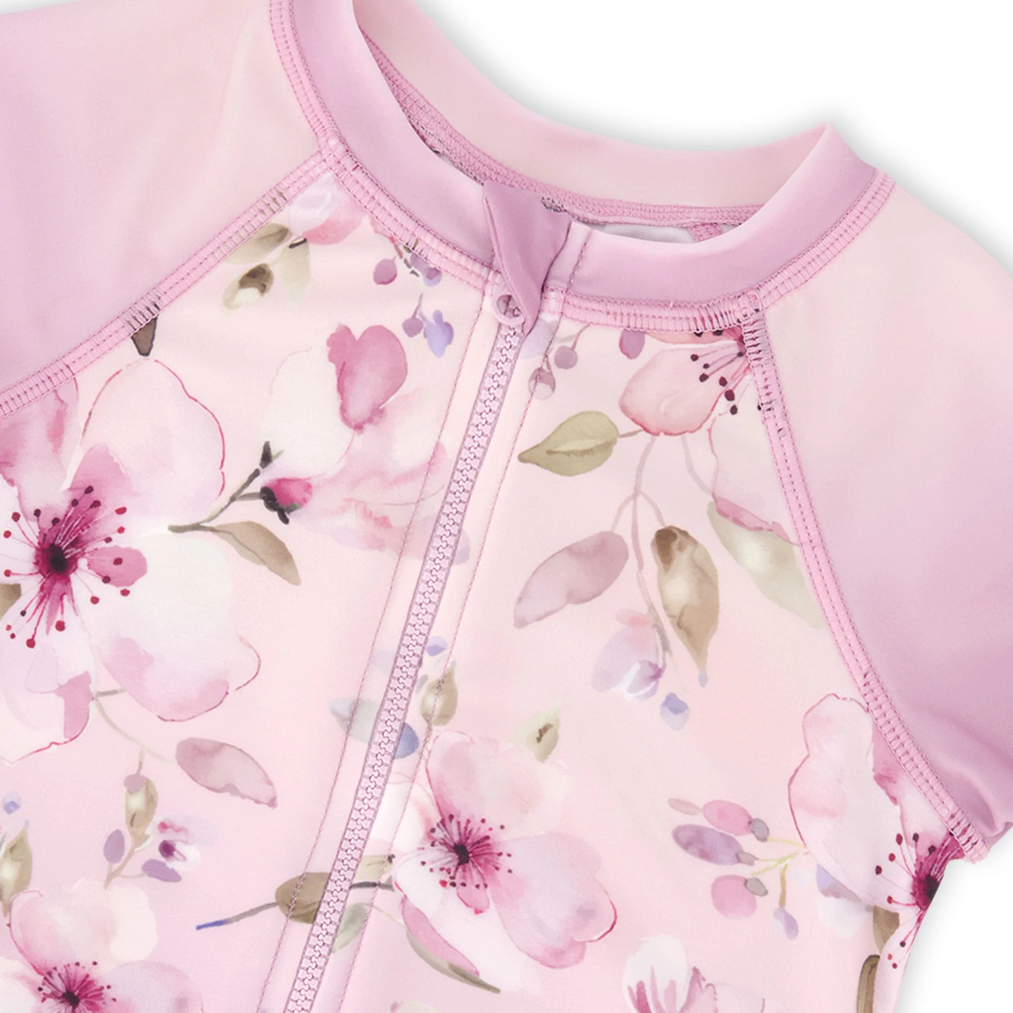 Maillot UV Lilas Fleurs 2-6ans - Image 7