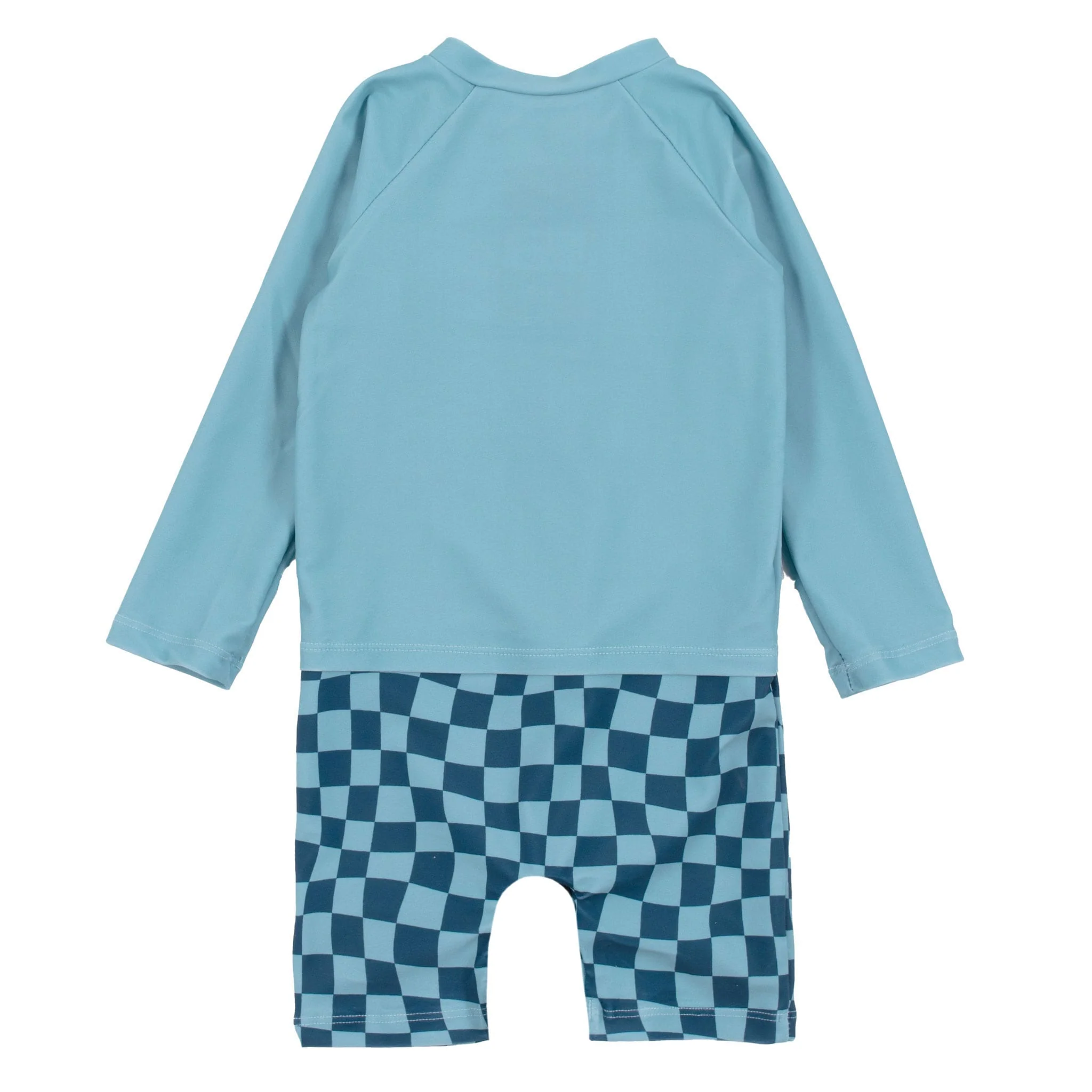 Maillot UV Manches Longues  Damiers 2-4ans - Image 2