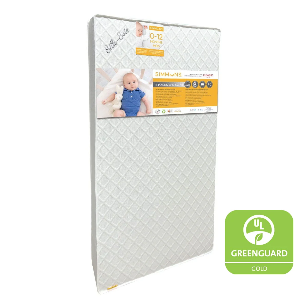 Matelas Argentum Certifié GREENGUARD Gold pour Bébé - Image 2