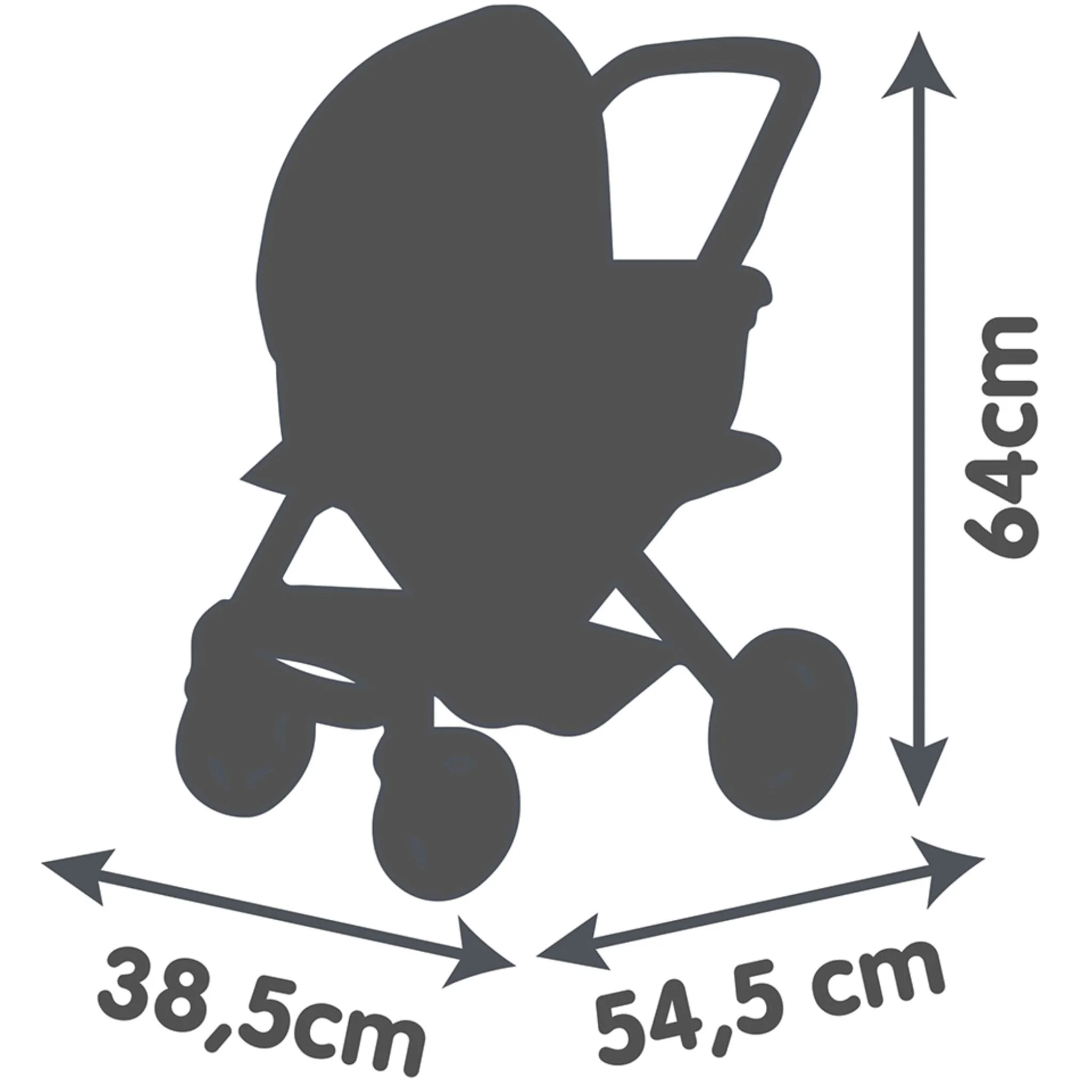 Poussette et Landau pour Poupée - Beige - Image 8