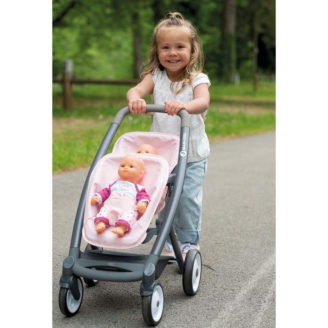 Maxi-Cosi Poussette Jumeaux pour Poupée - Rose - Image 5