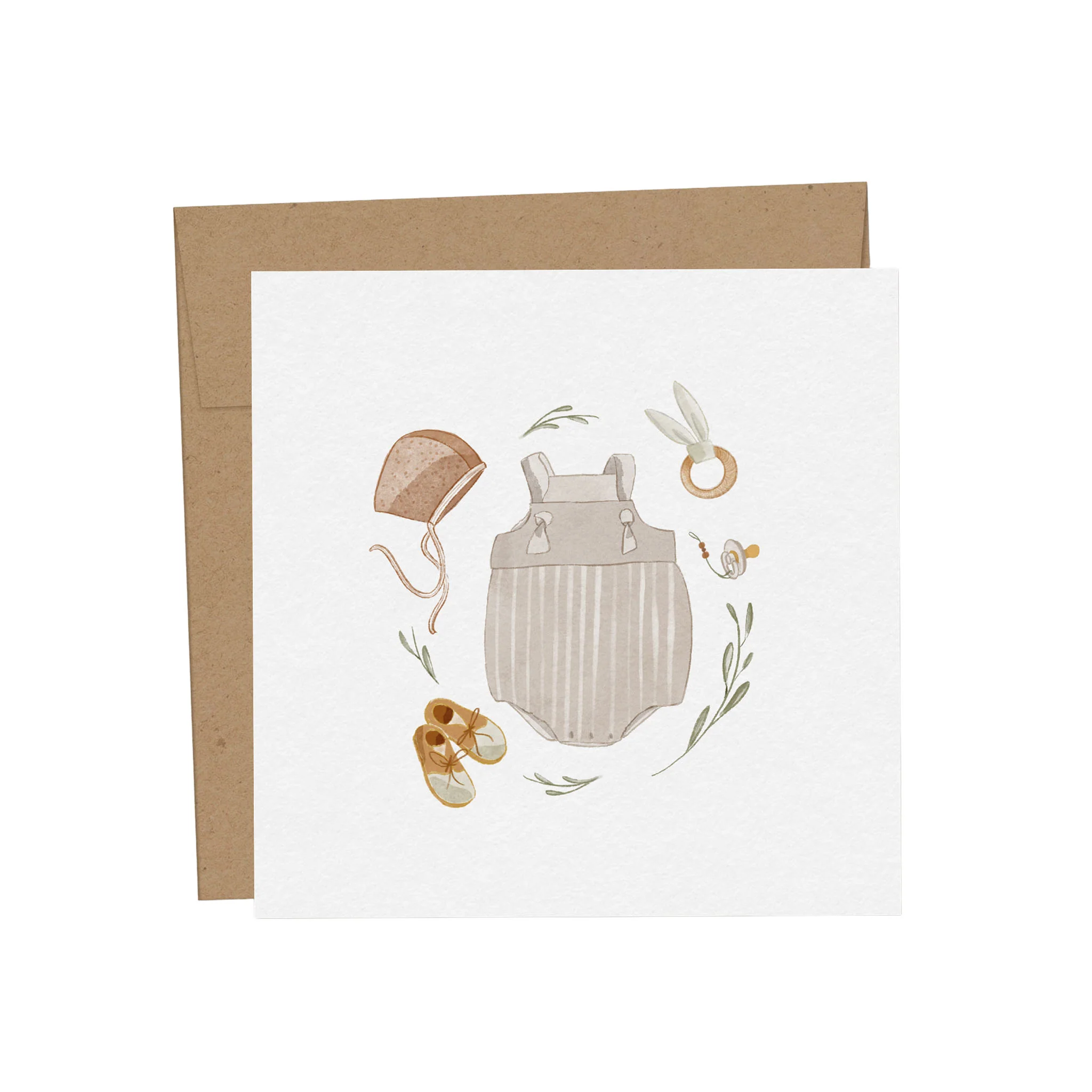 Mini Carte Souhait de Bébé - Trousseau